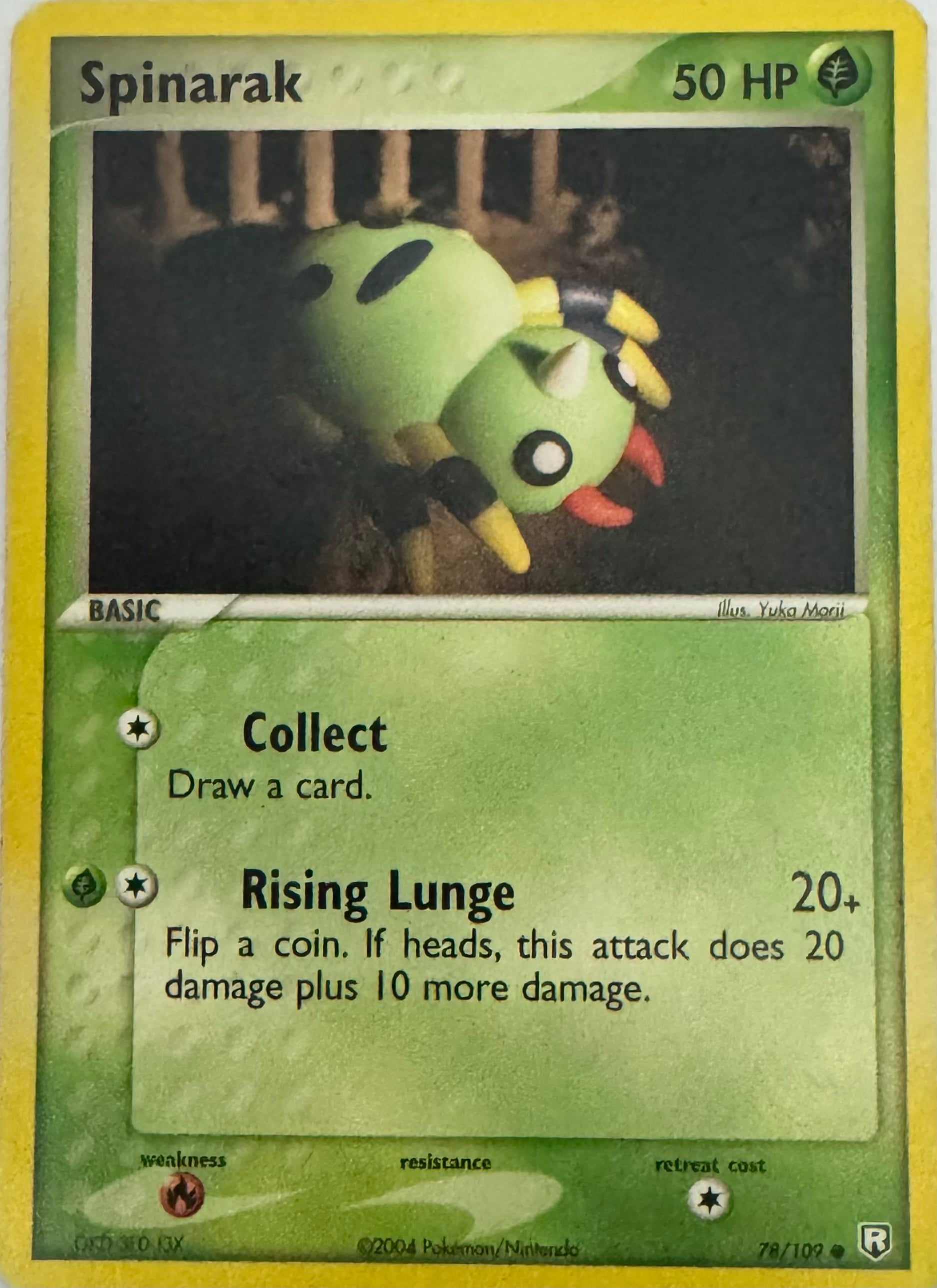 Pokemon Tcg spinarak 78/109