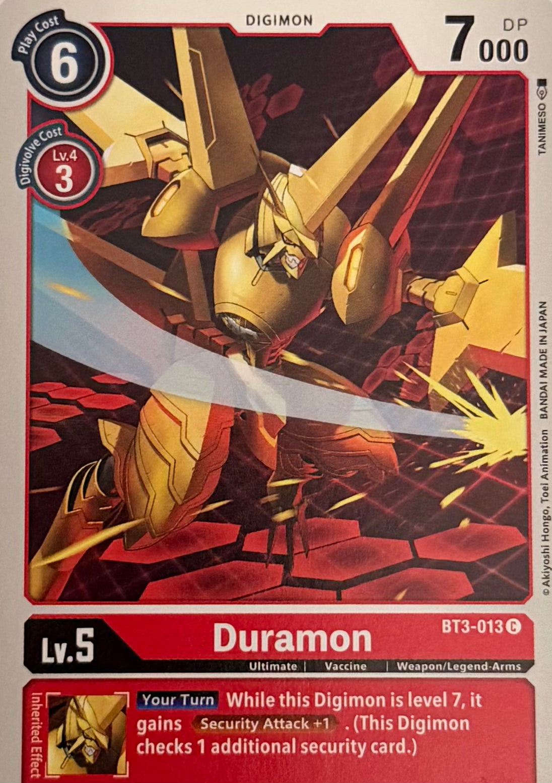 Digimon Tcg Duramon BT3-013