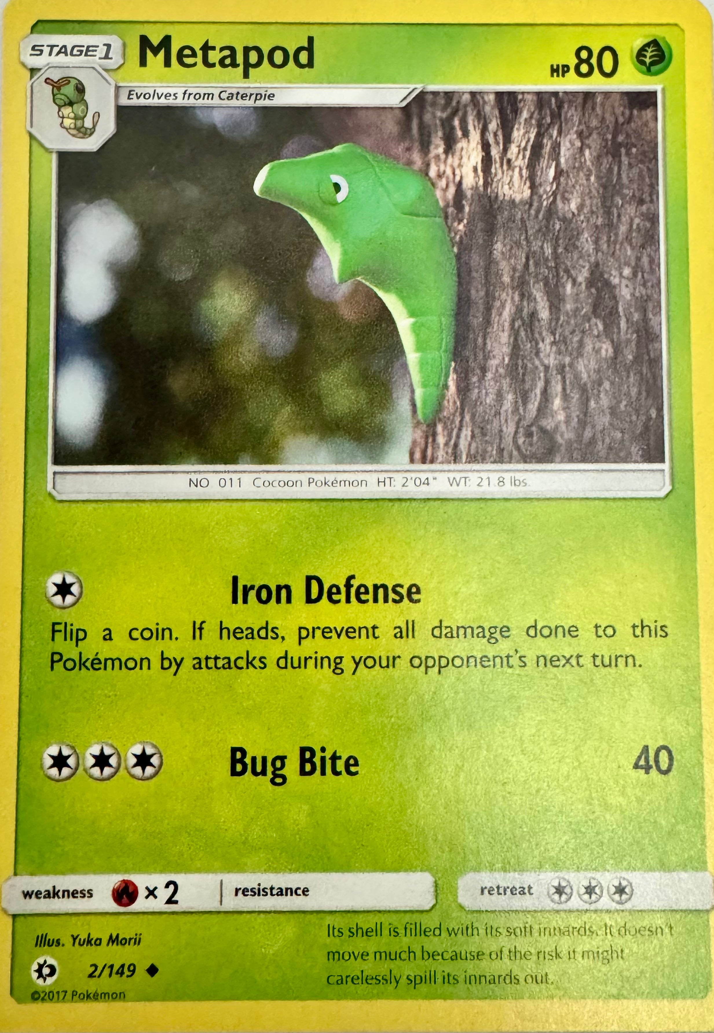 Pokémon Tcg Metapod 2/149