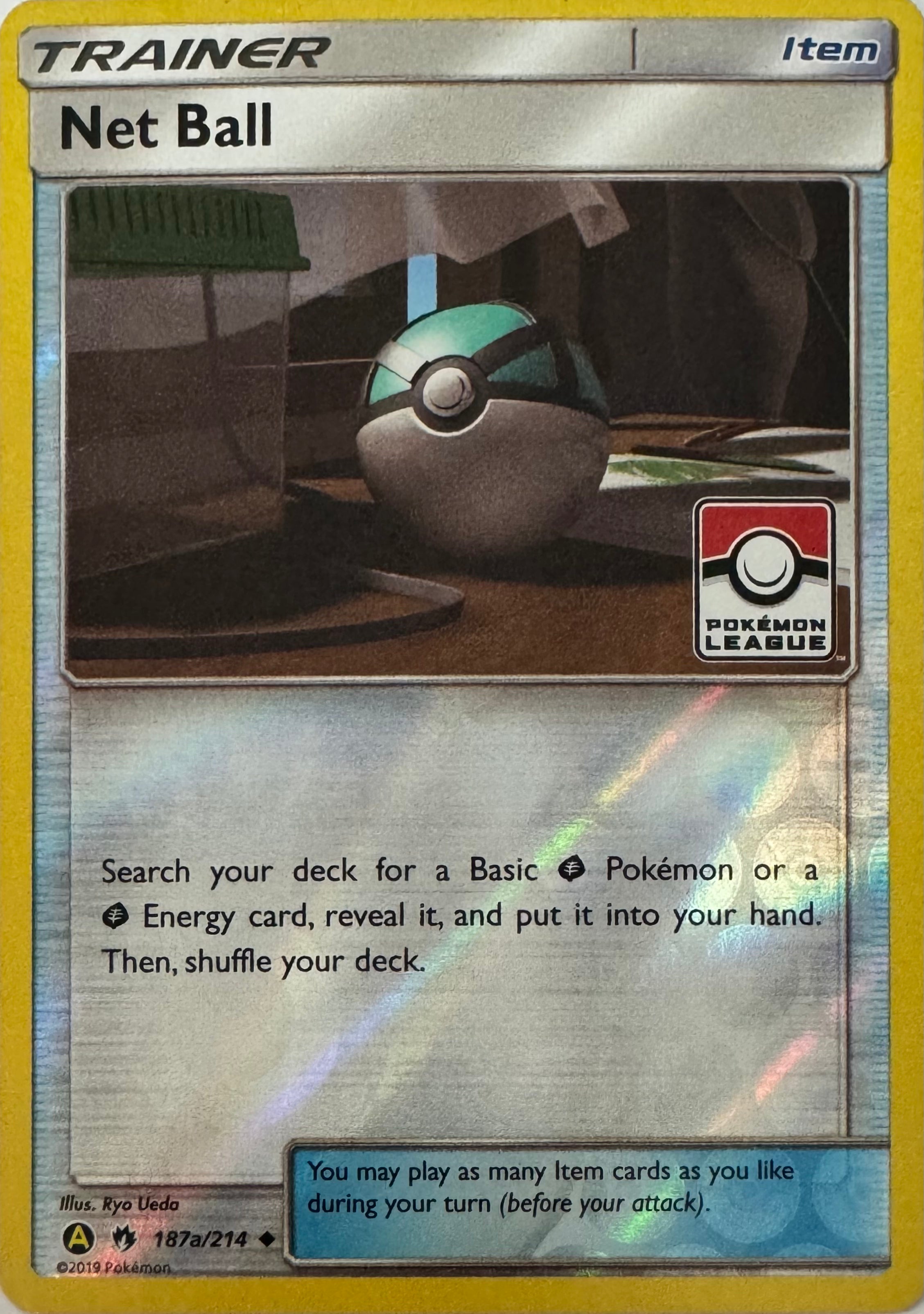 Pokemon Tcg Net Ball 187a/214 Reverse (Liga)