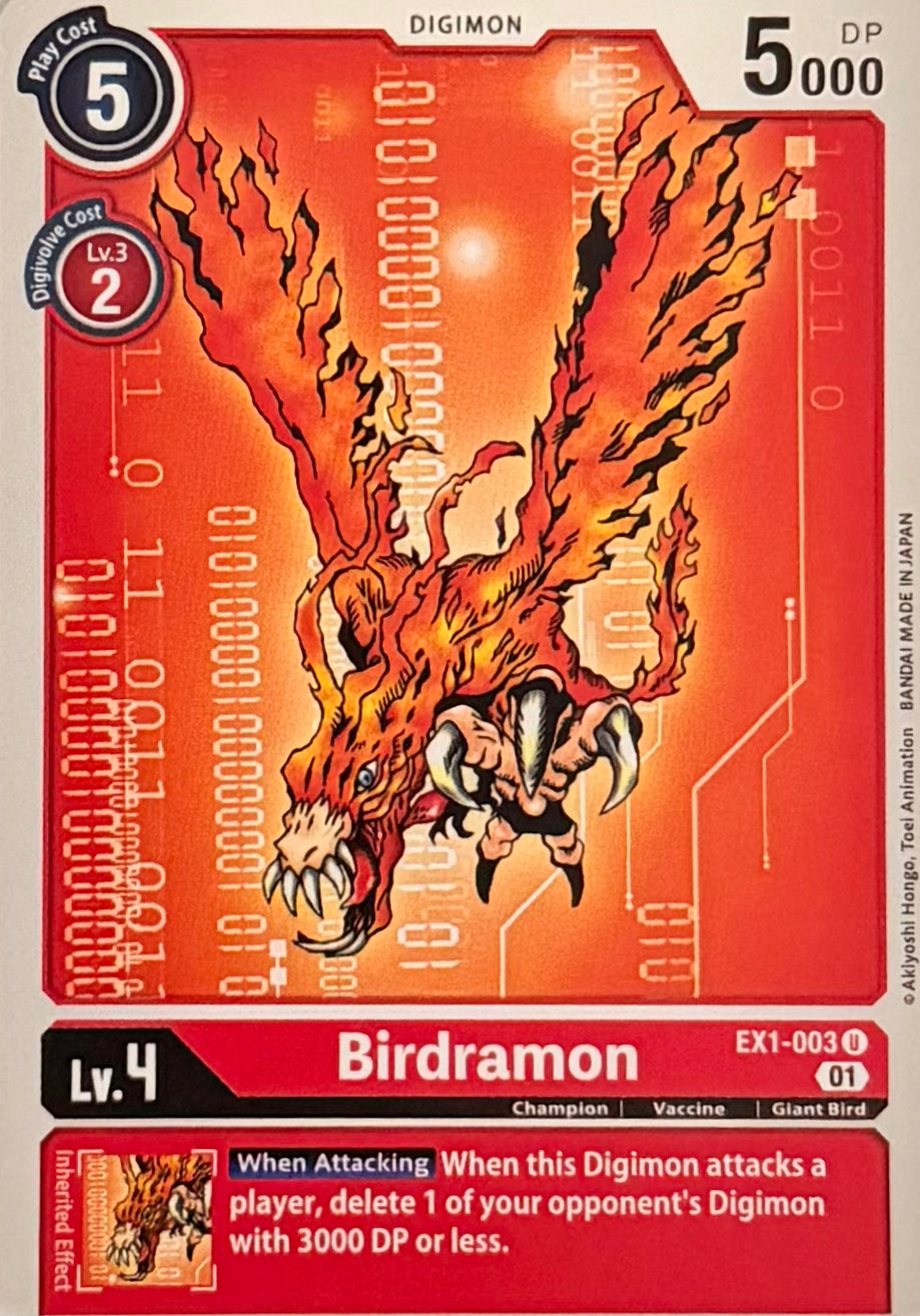 Digimon Tcg Birdramon EX1-003