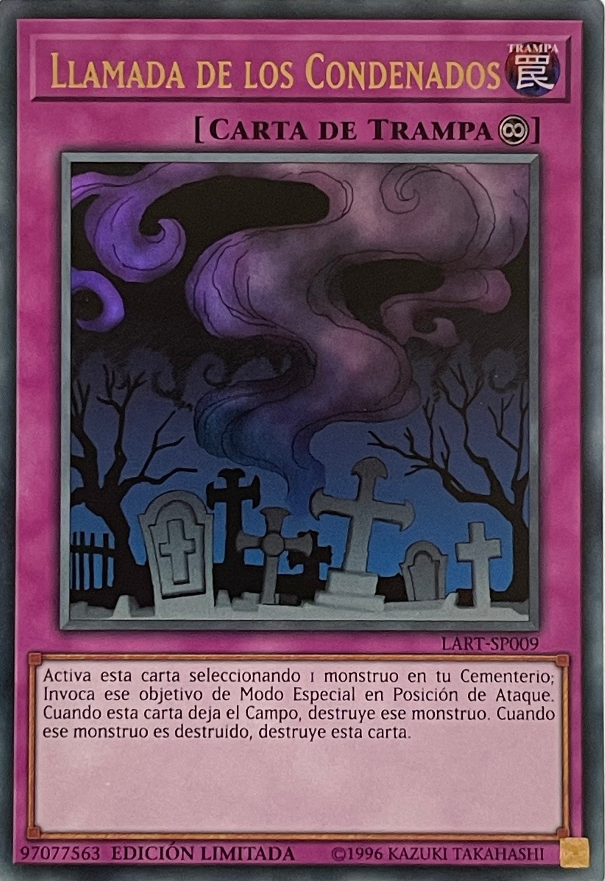 Yugioh! Llamada de los Condenados LART-SP009 Edición Limitada Ultra
