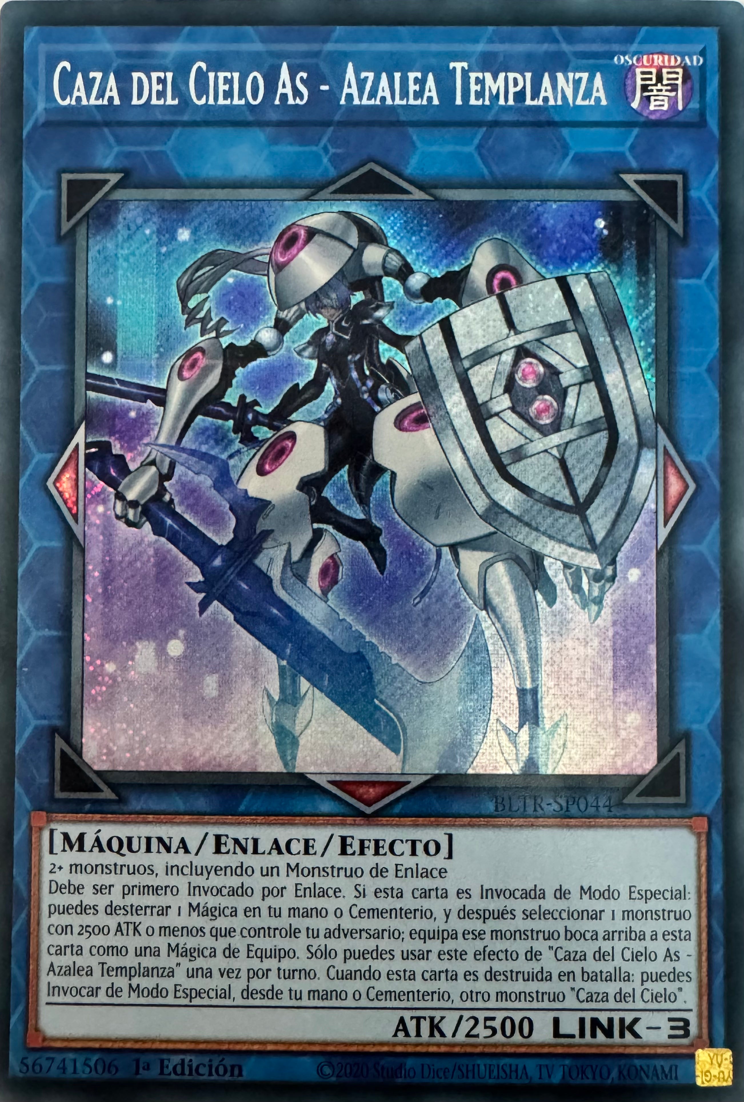 Yugioh! Caza Del Cielo As - Azalea Templanza Bltr-sp044 1a Edición Secret