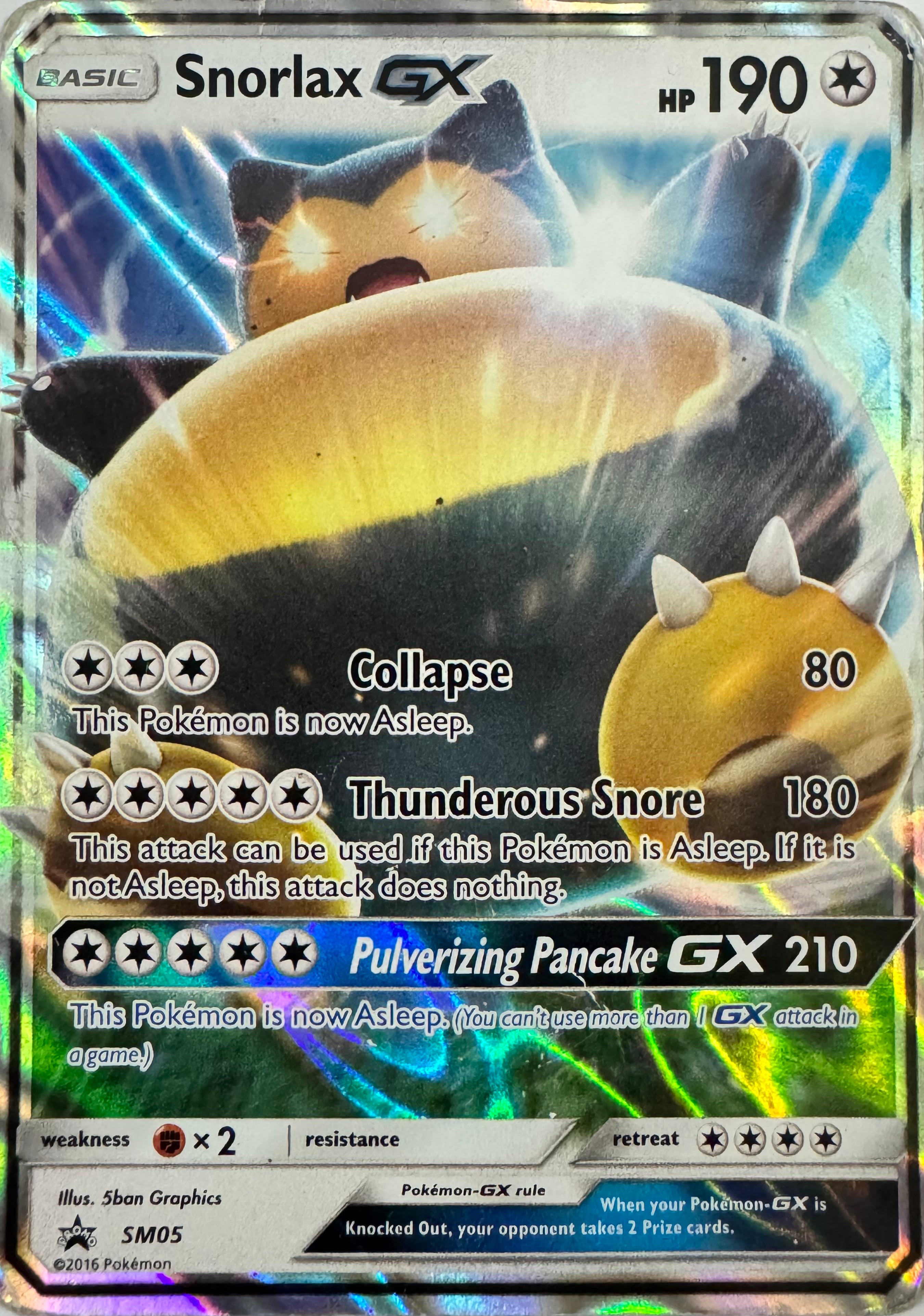 Pokemon Tcg Snorlax Gx Sm05