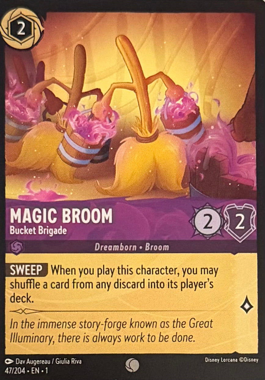 Disney Lorcana Magic Broom 47/204
