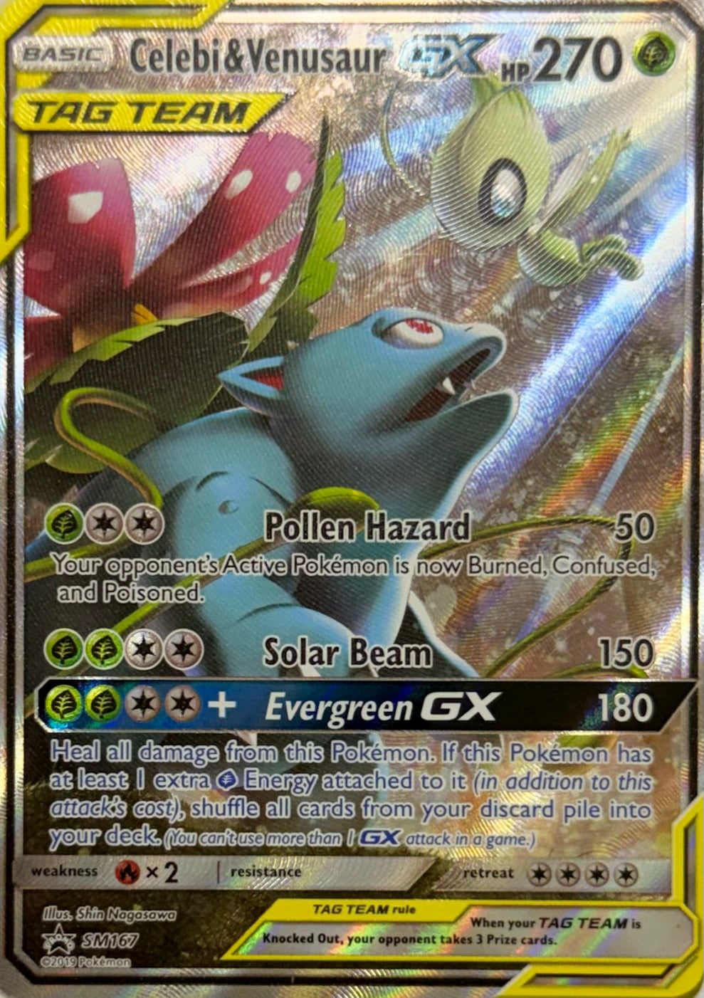 Pokemon Tcg Celebi & Venusaur GX