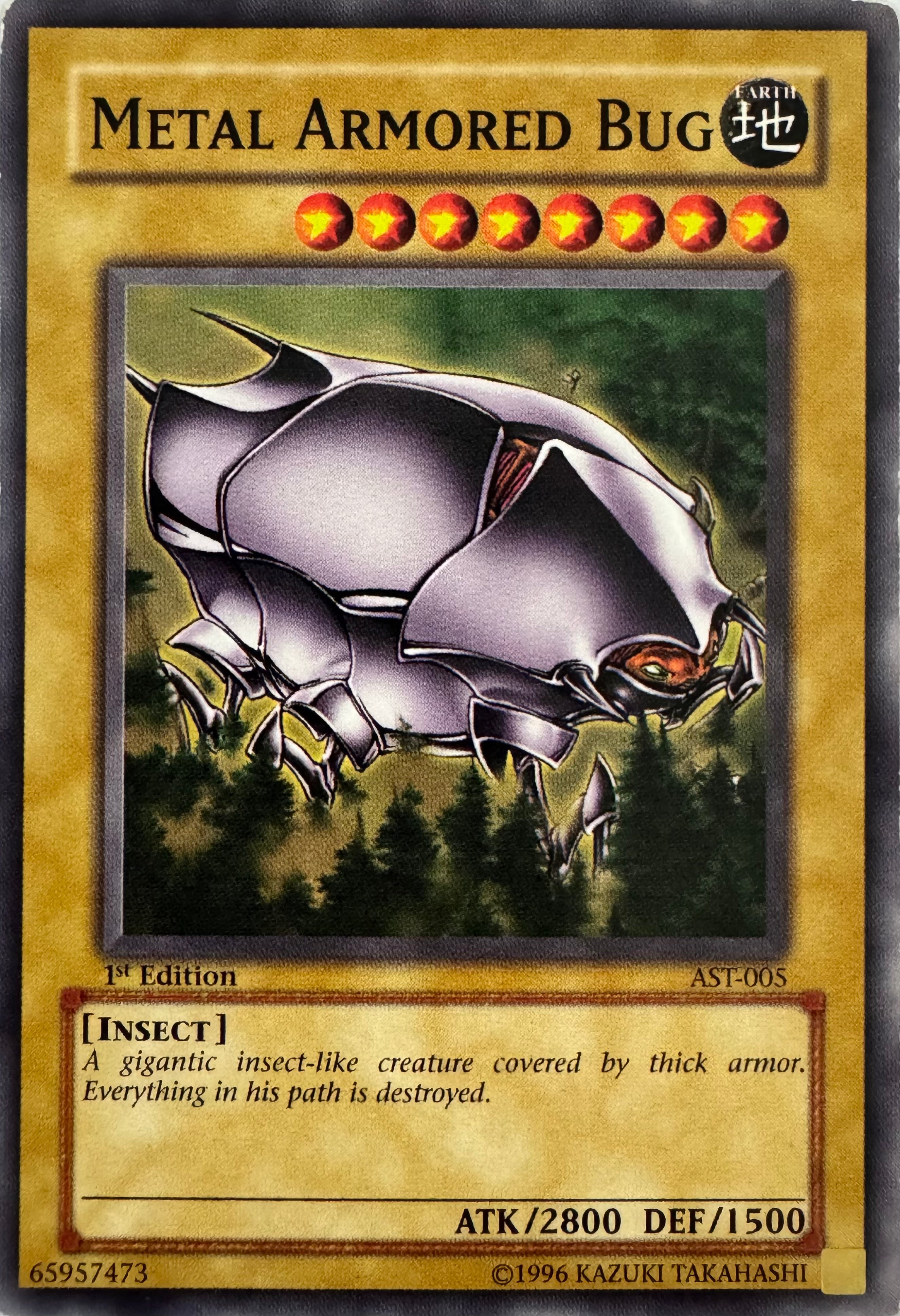 Yugioh! Metal Armored Bug Ast-005 1st Edition