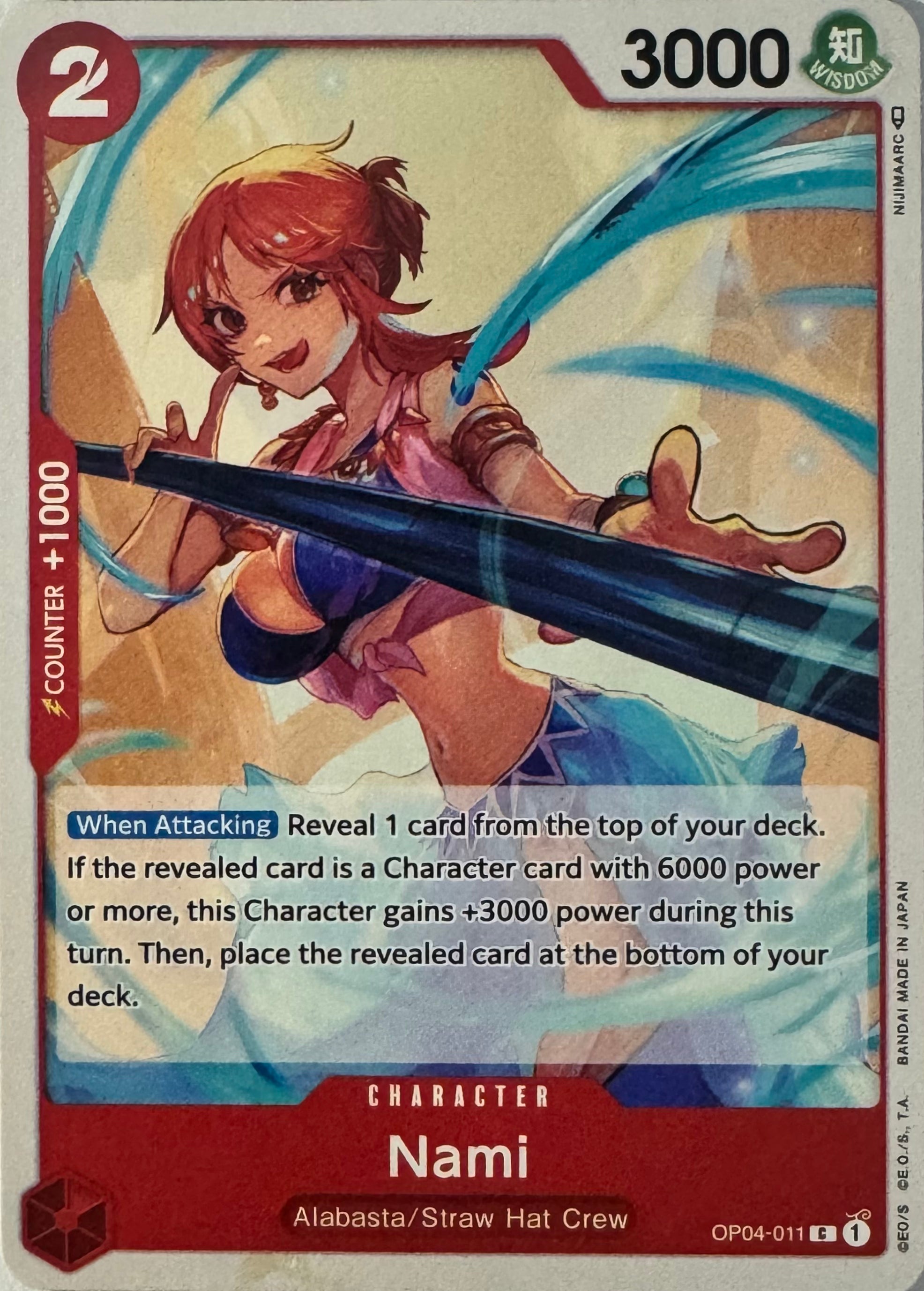 One Piece Tcg Nami Op04-011