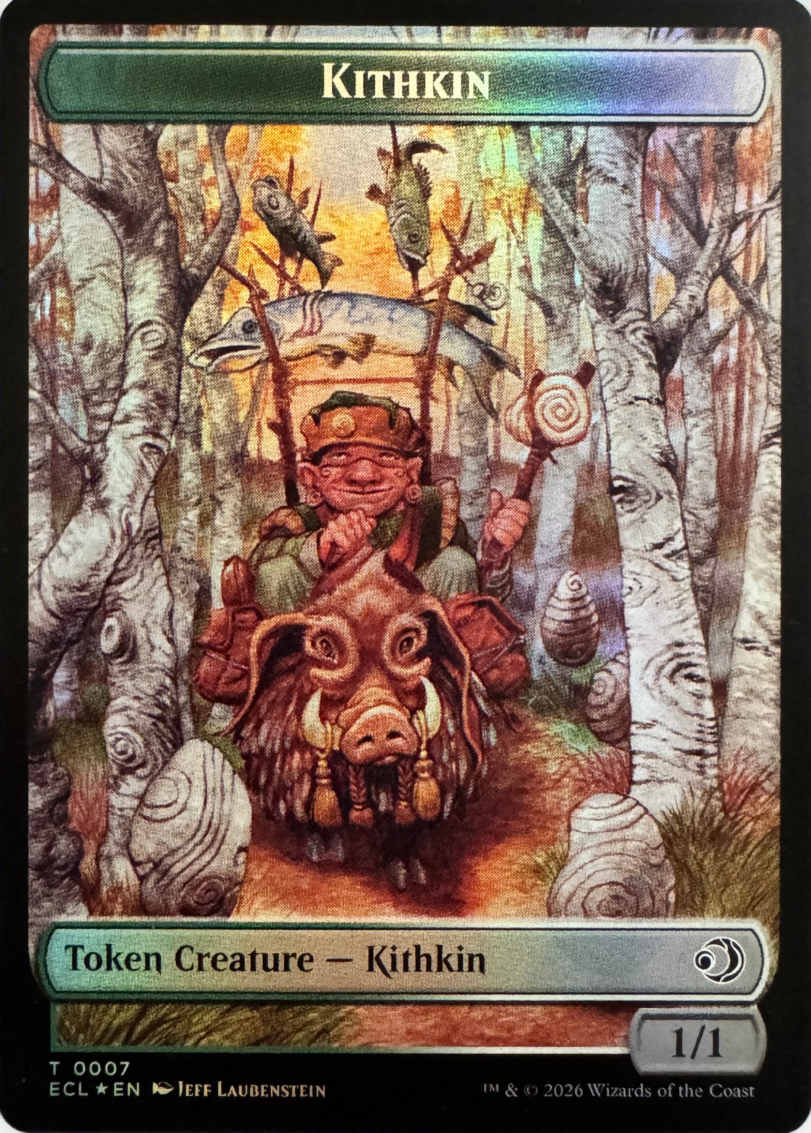 Magic Token Creature - Kithkin // Elf 0007 Foil