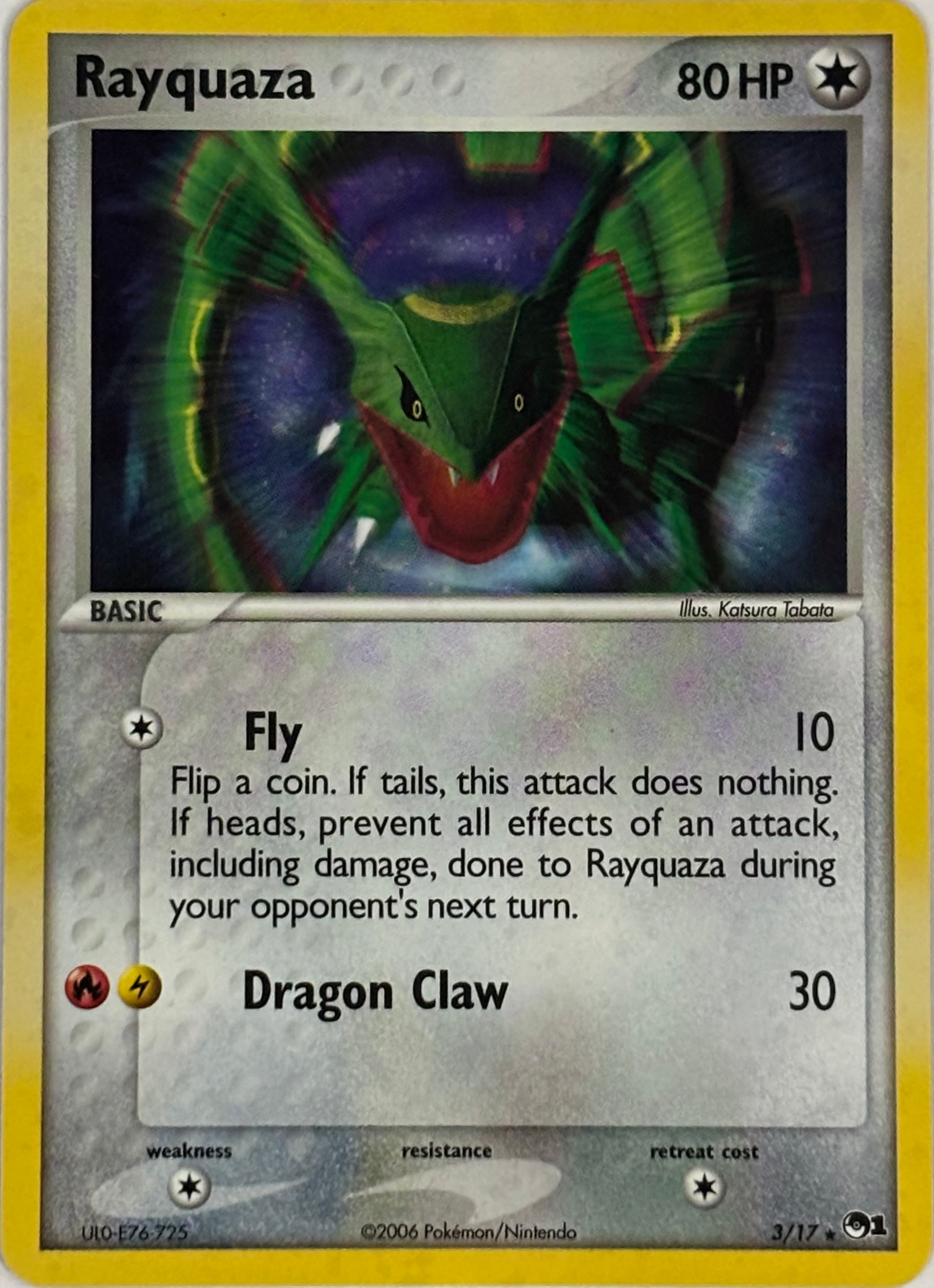 Pokemon Tcg Rayquaza 3/17 Holo