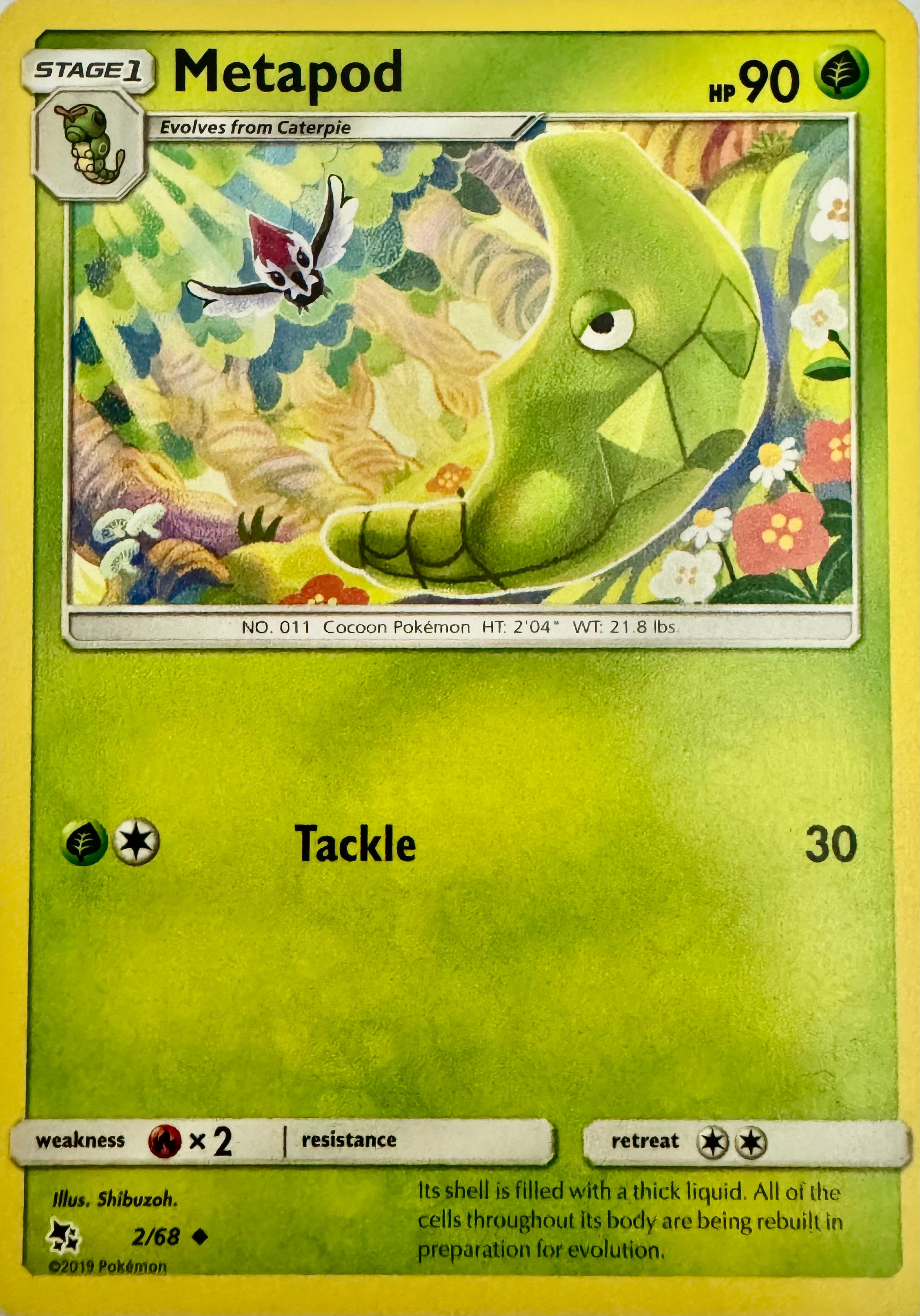 Pokémon Tcg Metapod 2/68