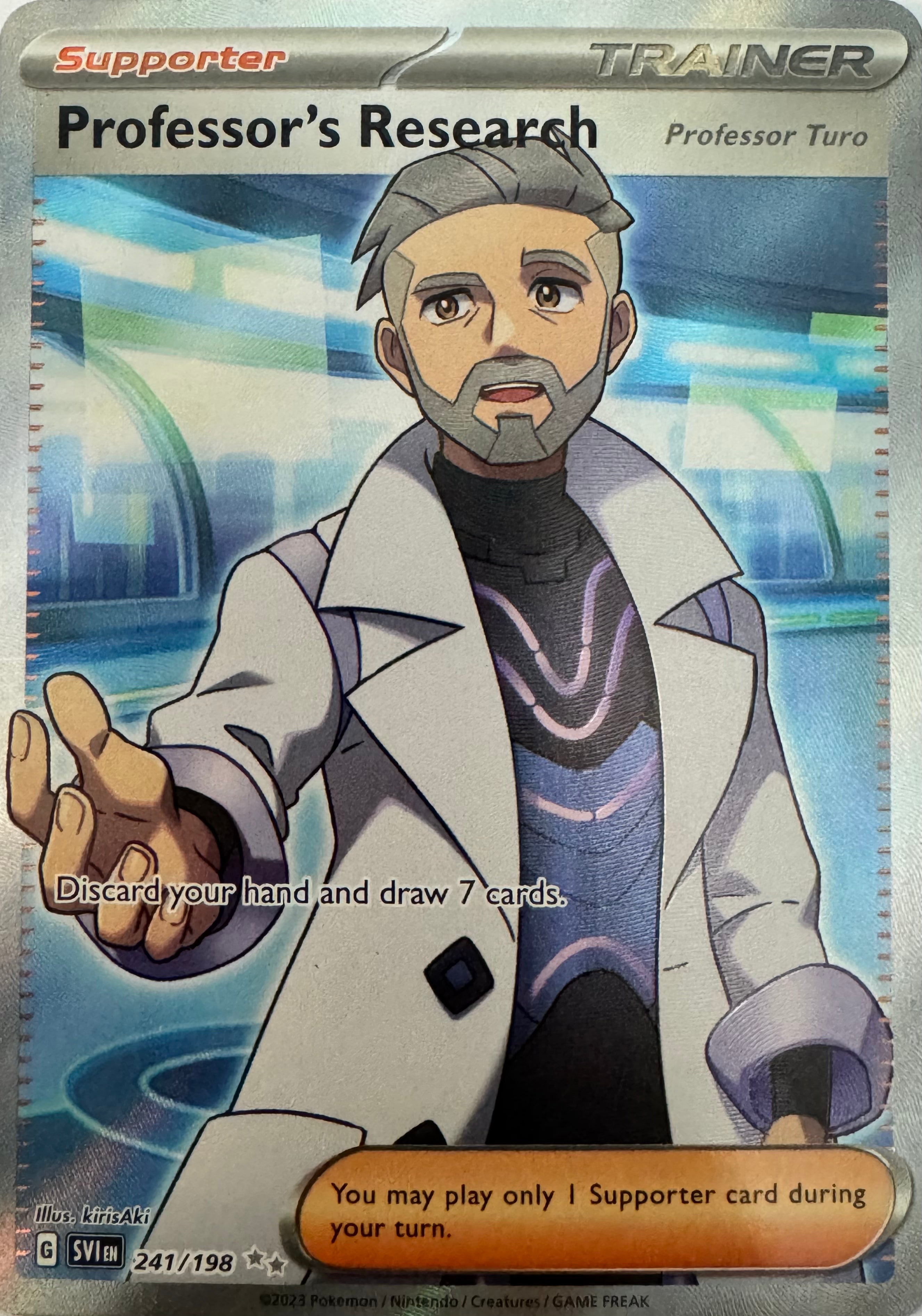 Pokemon Tcg Professor's Research 241/198