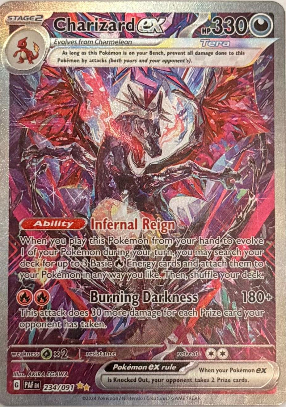 Pokemon Tcg Charizard Ex 234/091