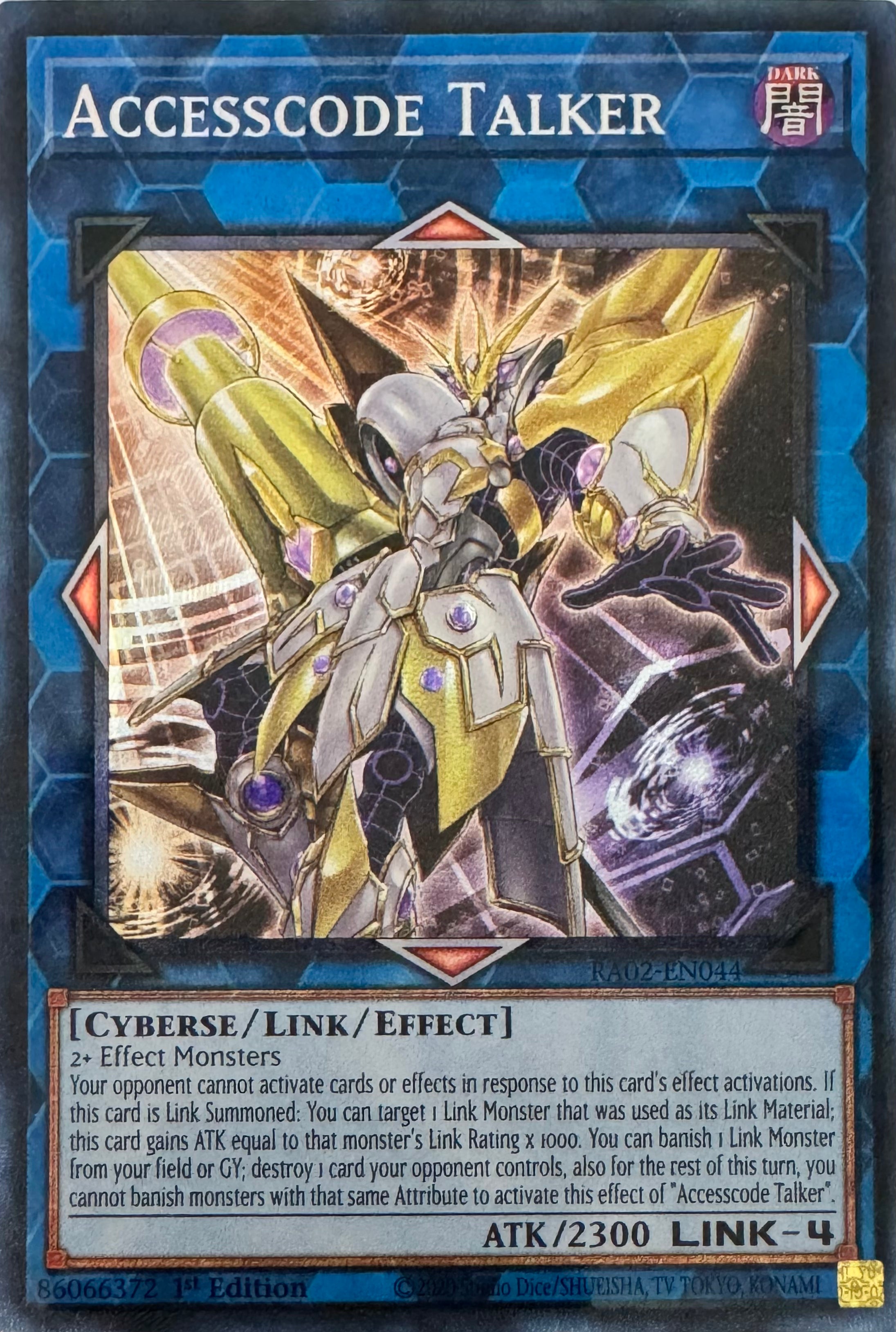 Yugioh! Accesscode Talker Ra02-en044 1st Edition Collector