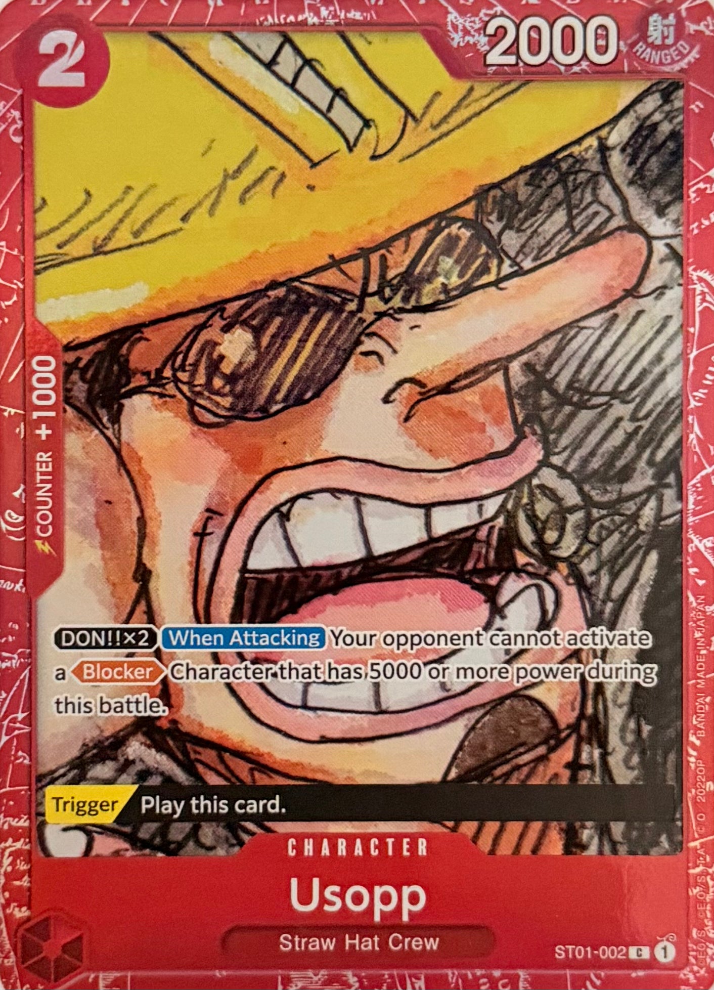 One Piece Tcg Usopp ST01-002