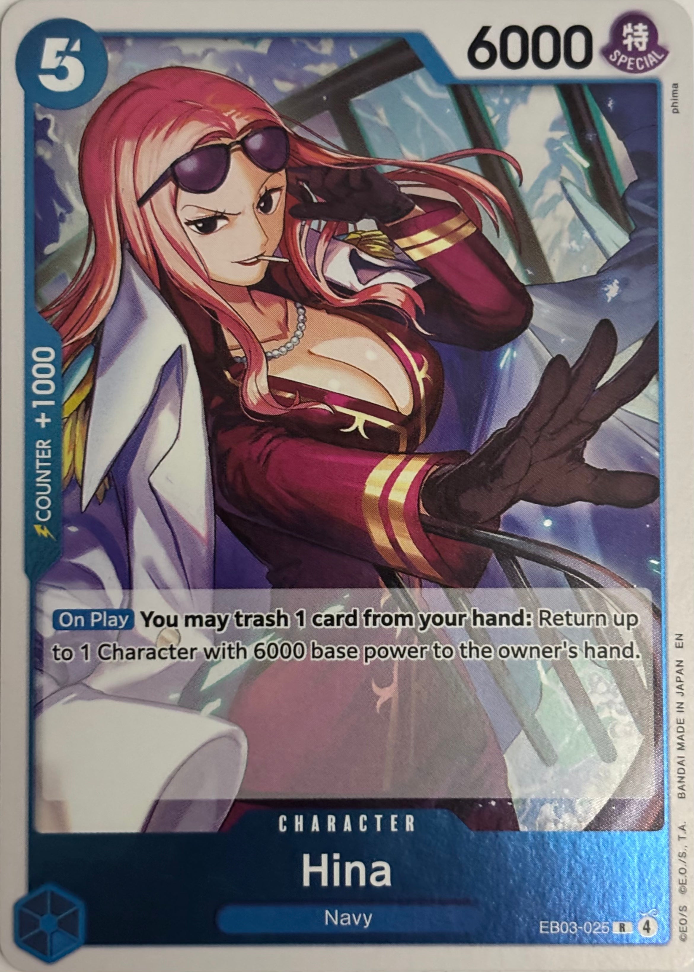 One Piece Tcg Hina EB03-025 Foil