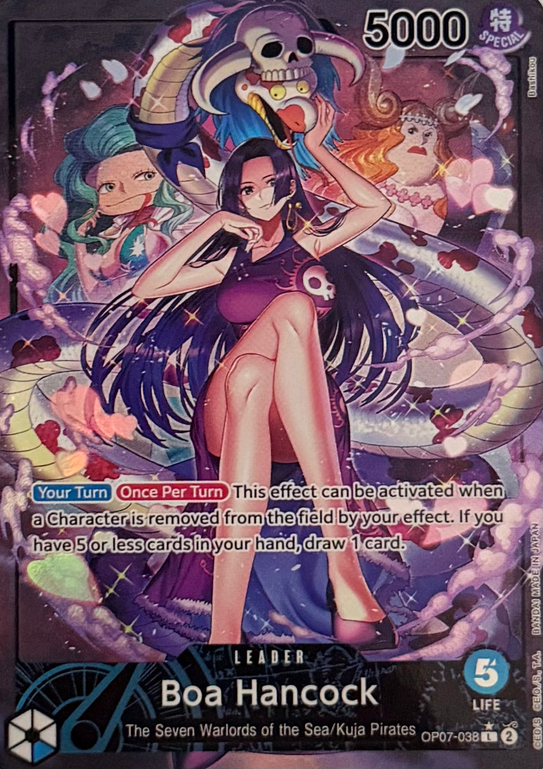One Piece Tcg Boa Hancock OP07-038