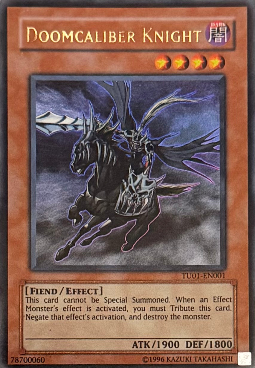 Yugioh! Doomcaliber Knight TU01-EN001