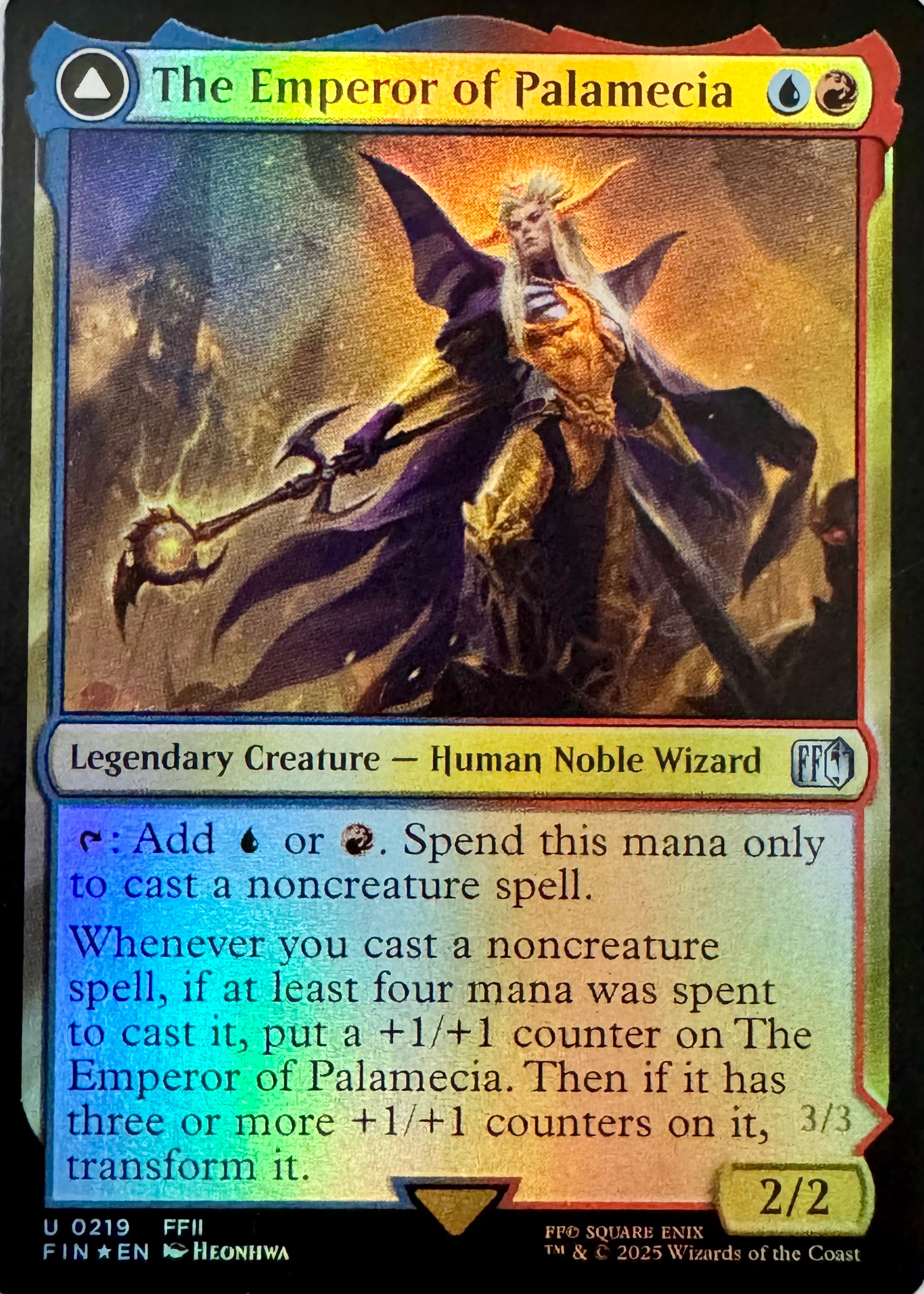 Magic Tcg The Emperor of Palamecia 0219 Foil