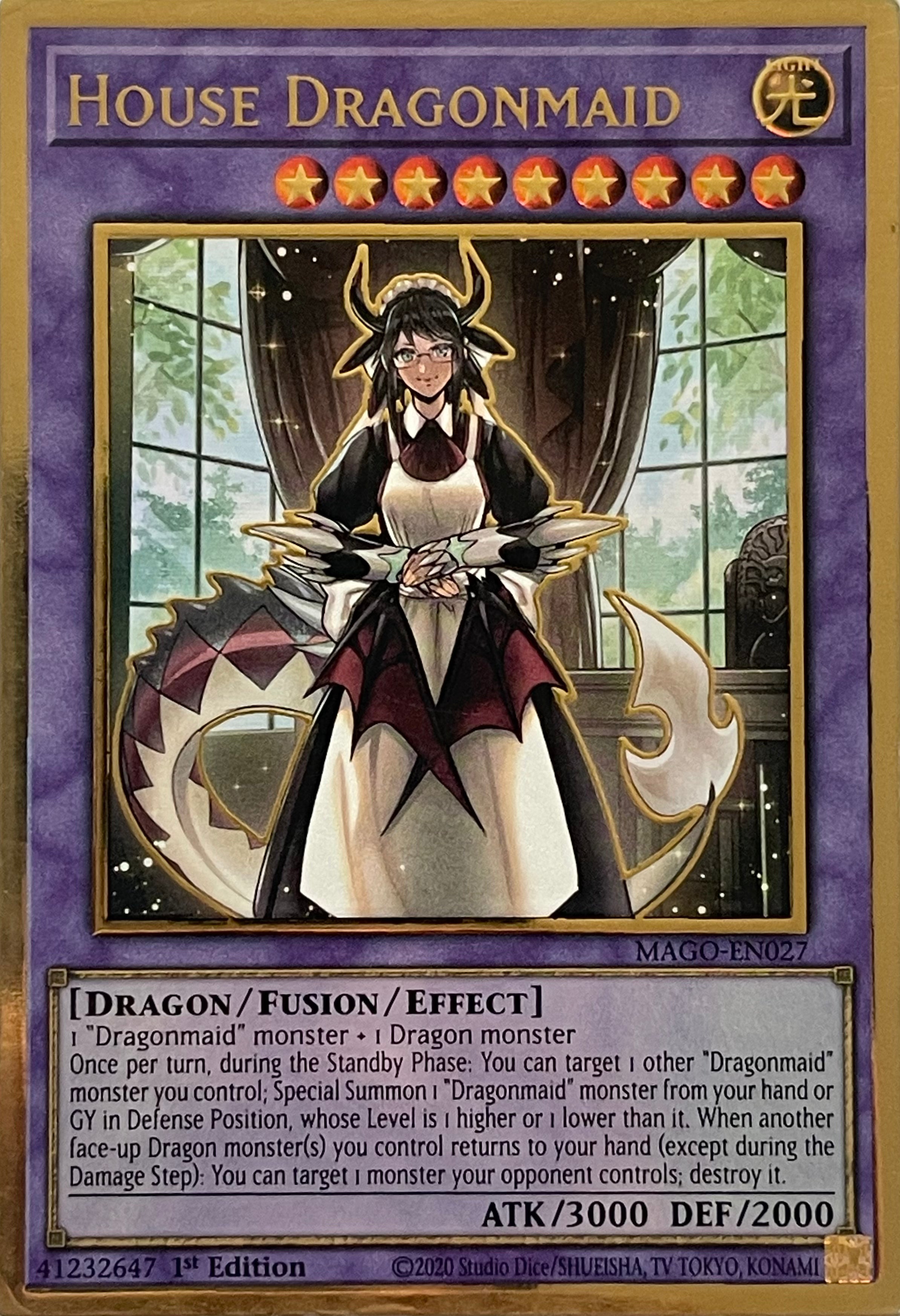 Yugioh! House Dragonmaid MAGO-EN027 1st Edition Gold