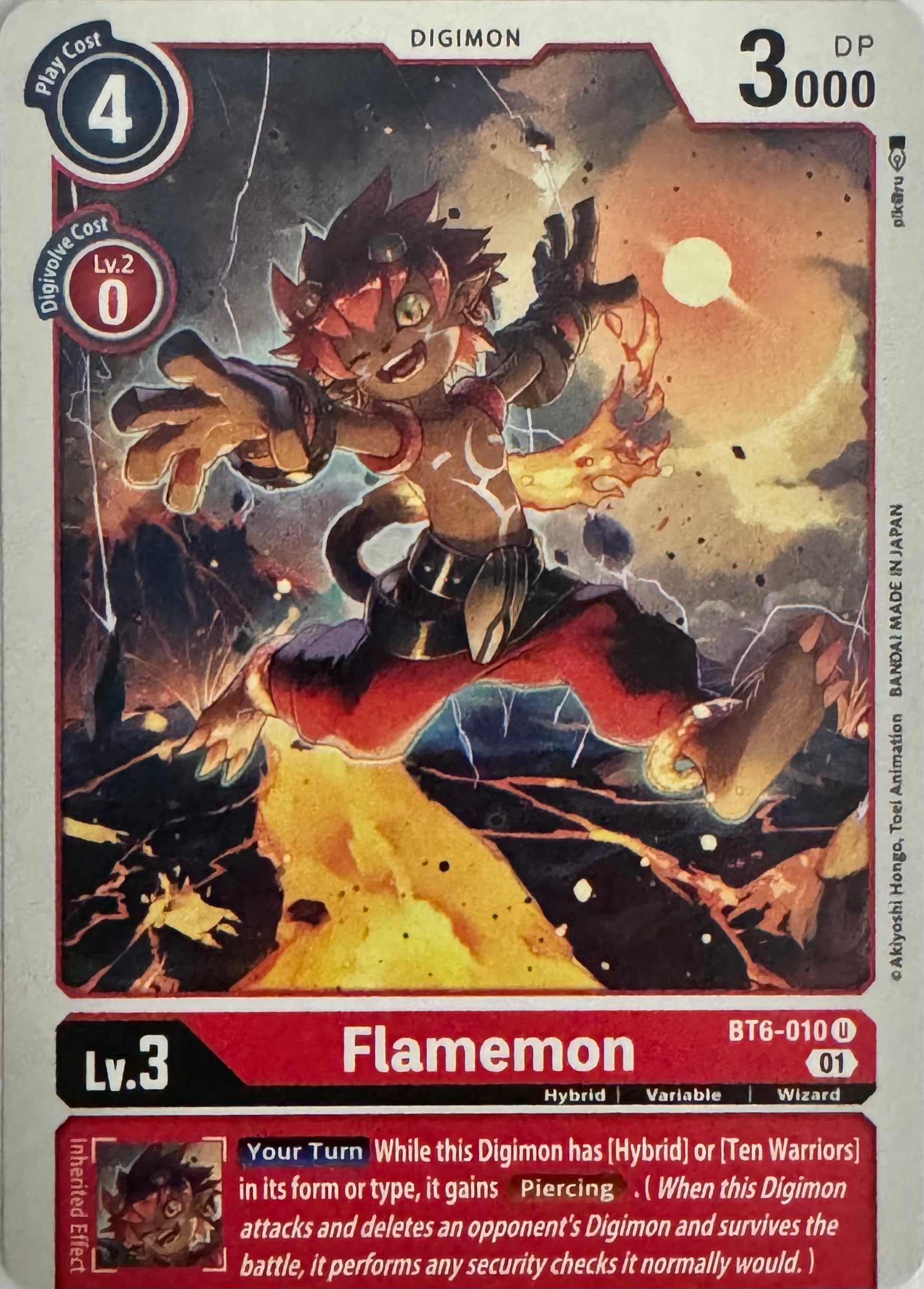 Digimon Tcg Flamemon Bt6-010