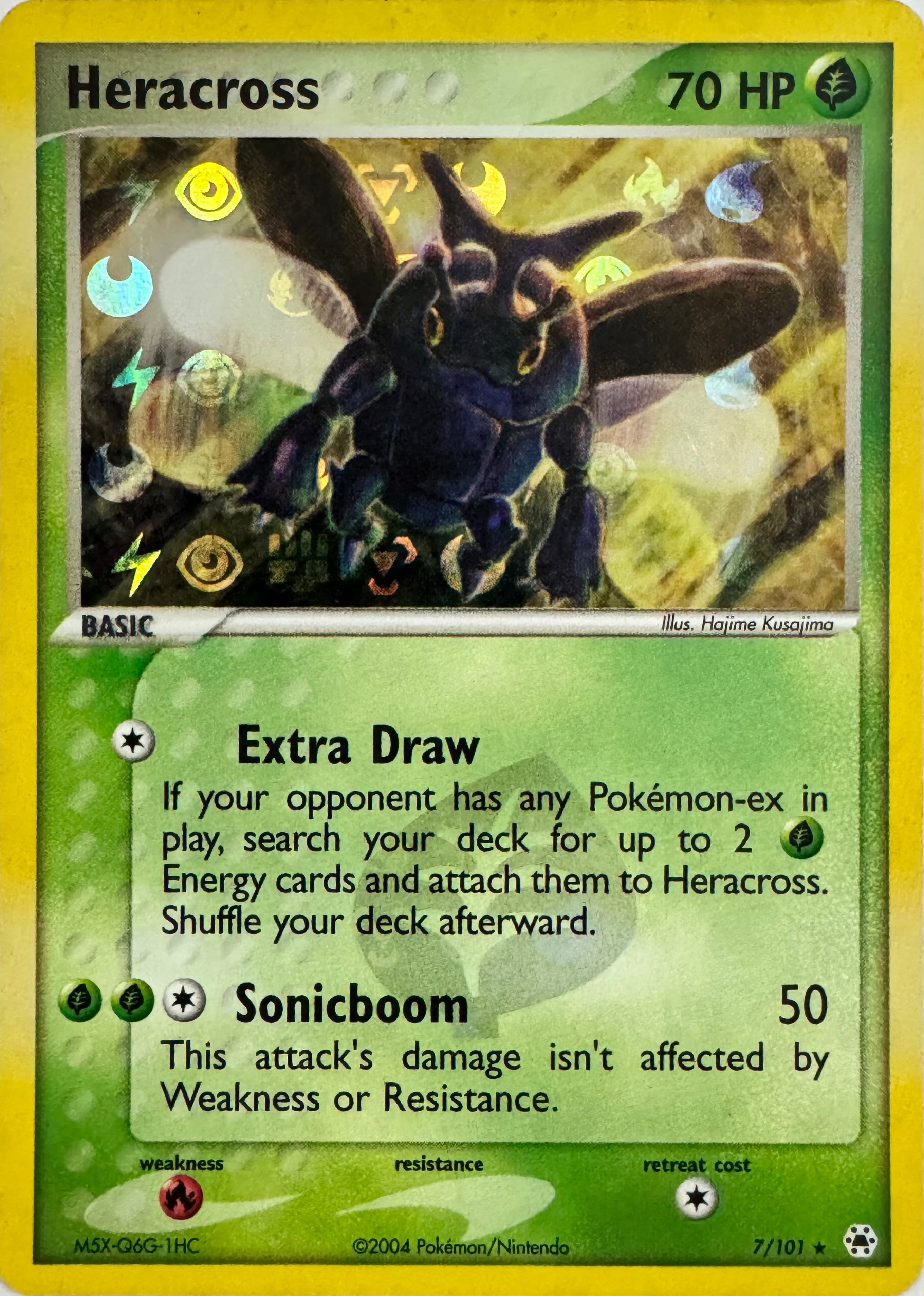 Pokemon Tcg Heracross 7/101 Reverse