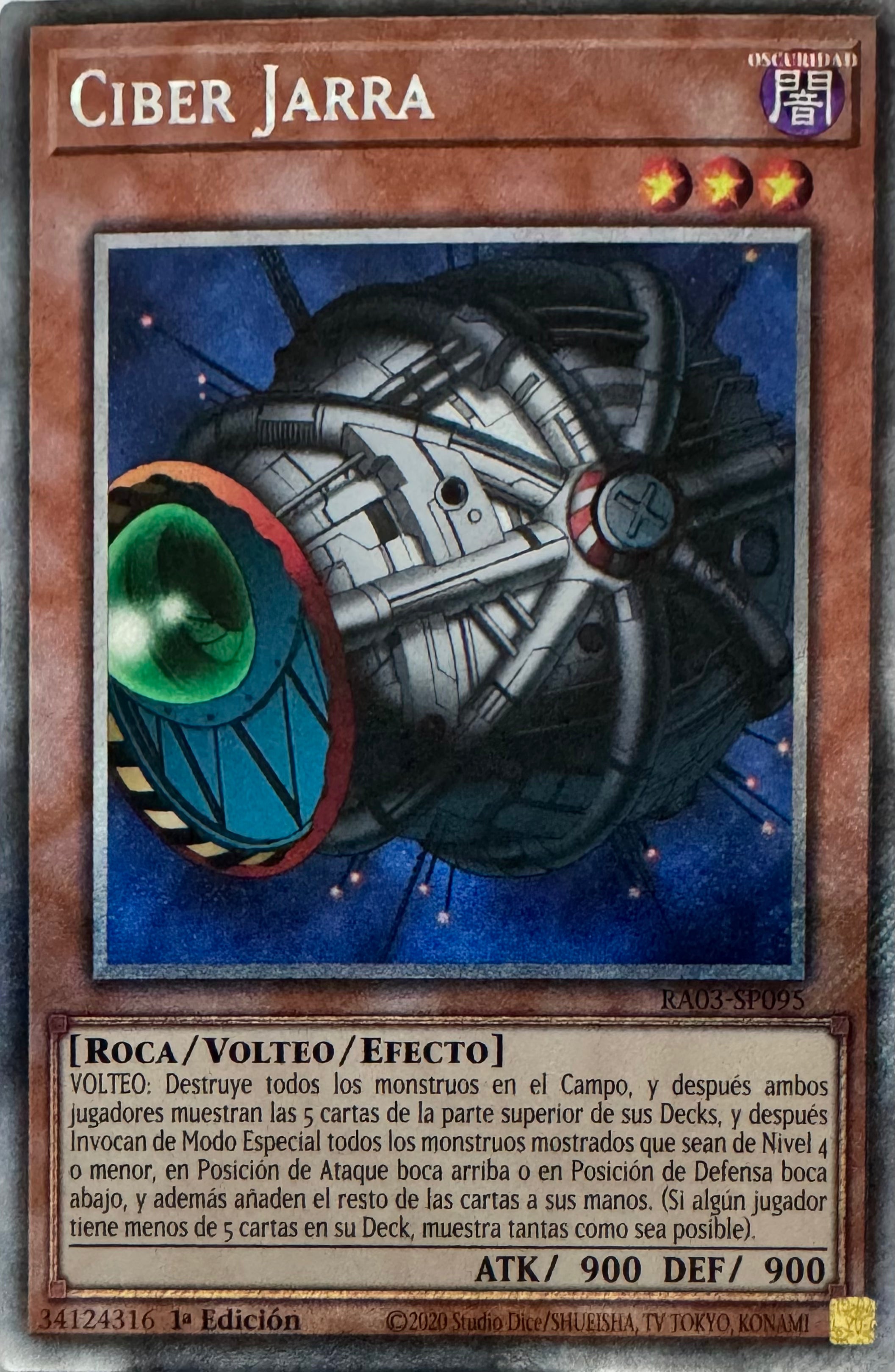 Yugioh! Ciber Jarra Ra03-sp095 1a Edición Platinum