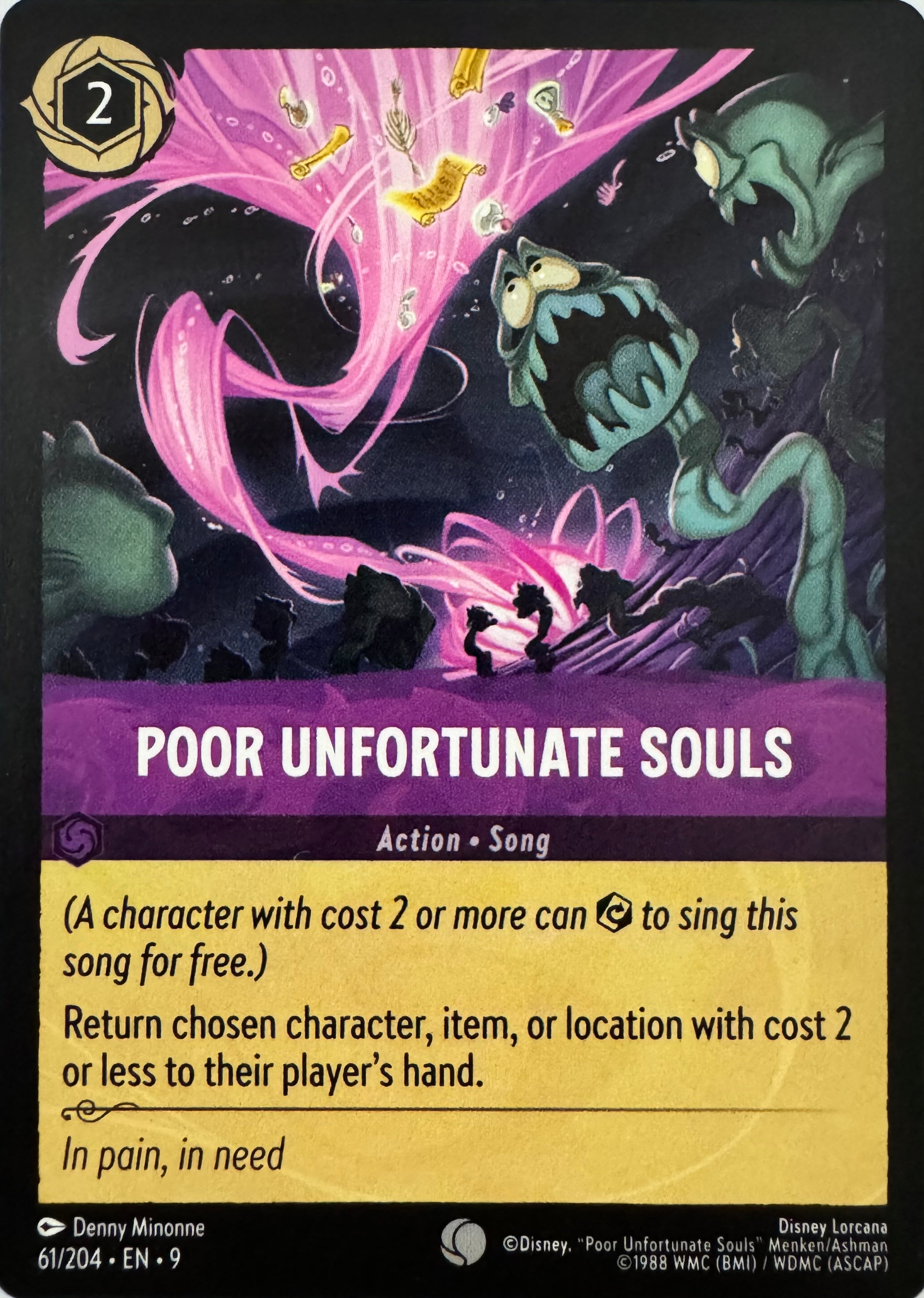 Disney Lorcana Poor Unfortunate Souls 61/204