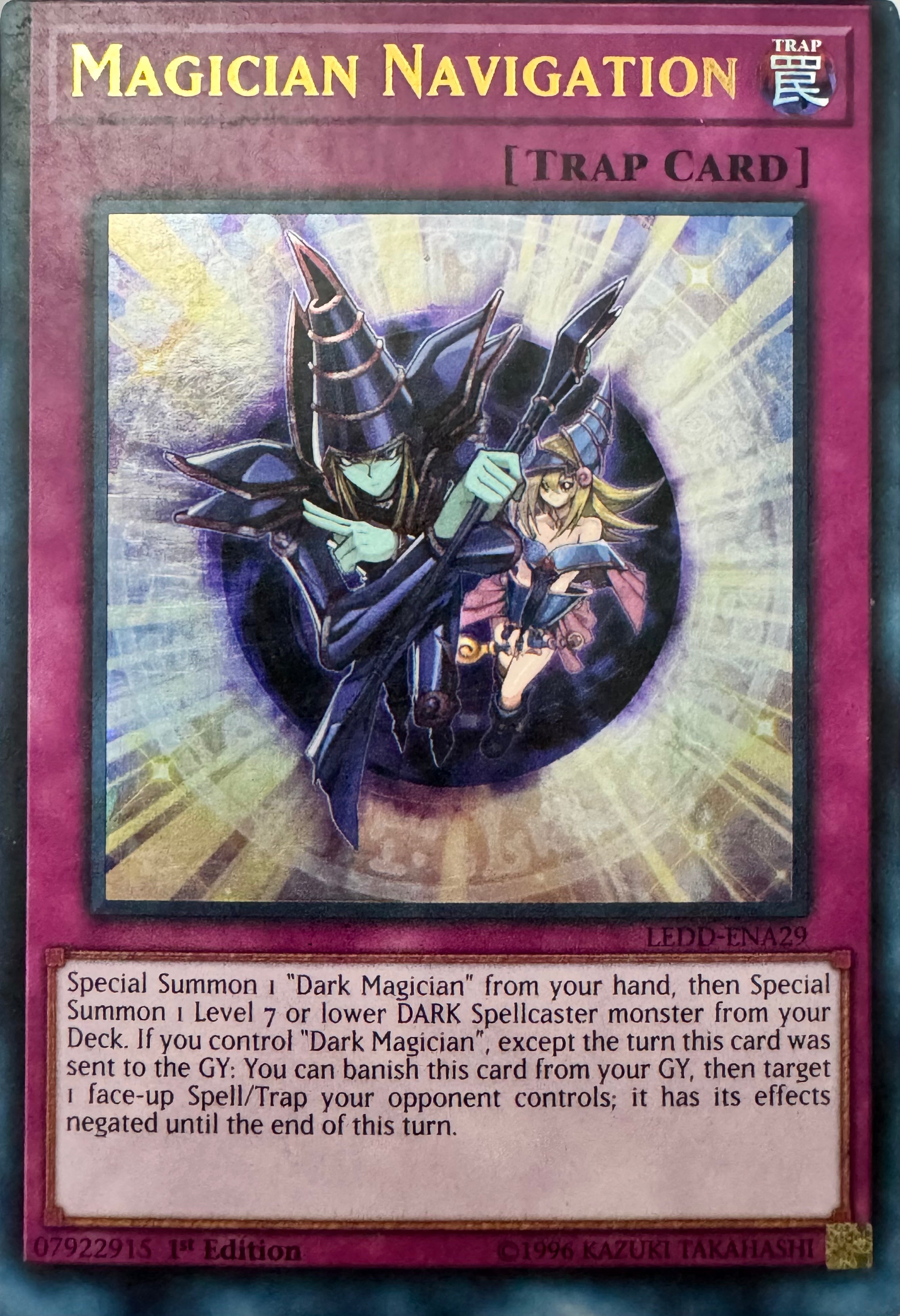 Yugioh! Magician Navigation Ledd-ena29 1st Edition Ultra (Misscut)