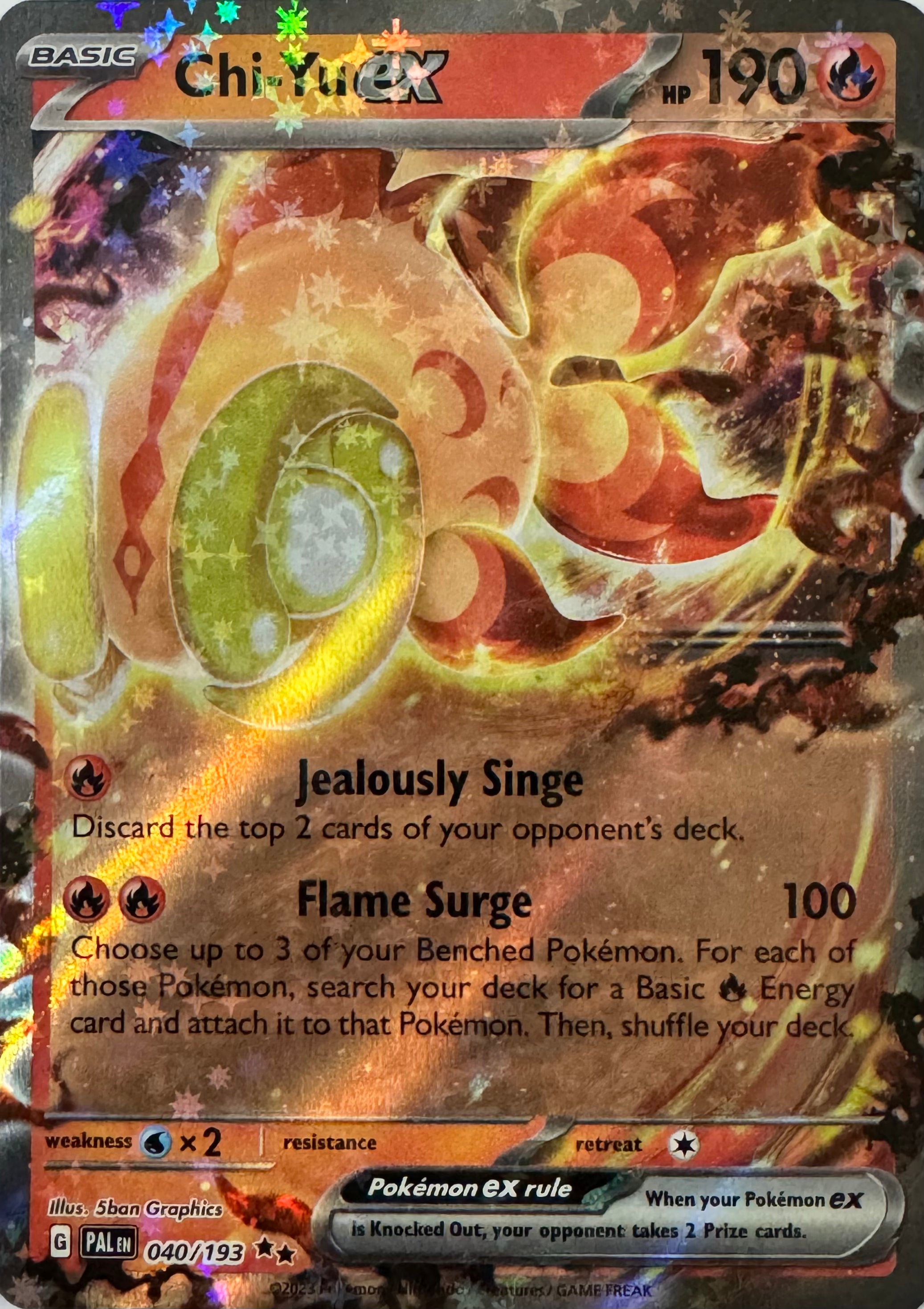 Pokemon Tcg Chi-Yu Ex 040/193