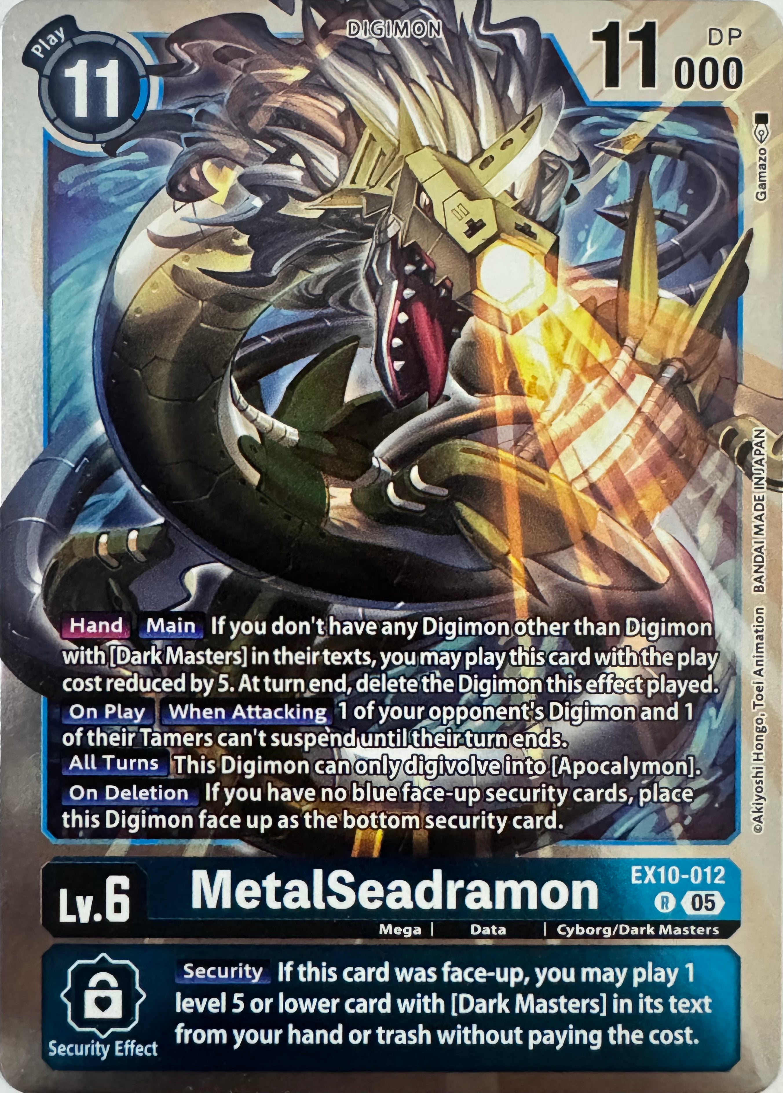 Digimon Tcg MetalSeadramon Ex10-012 Foil
