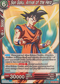 Dragon Ball Tcg Son Goku, Arrival Of The Hero BT28–005
