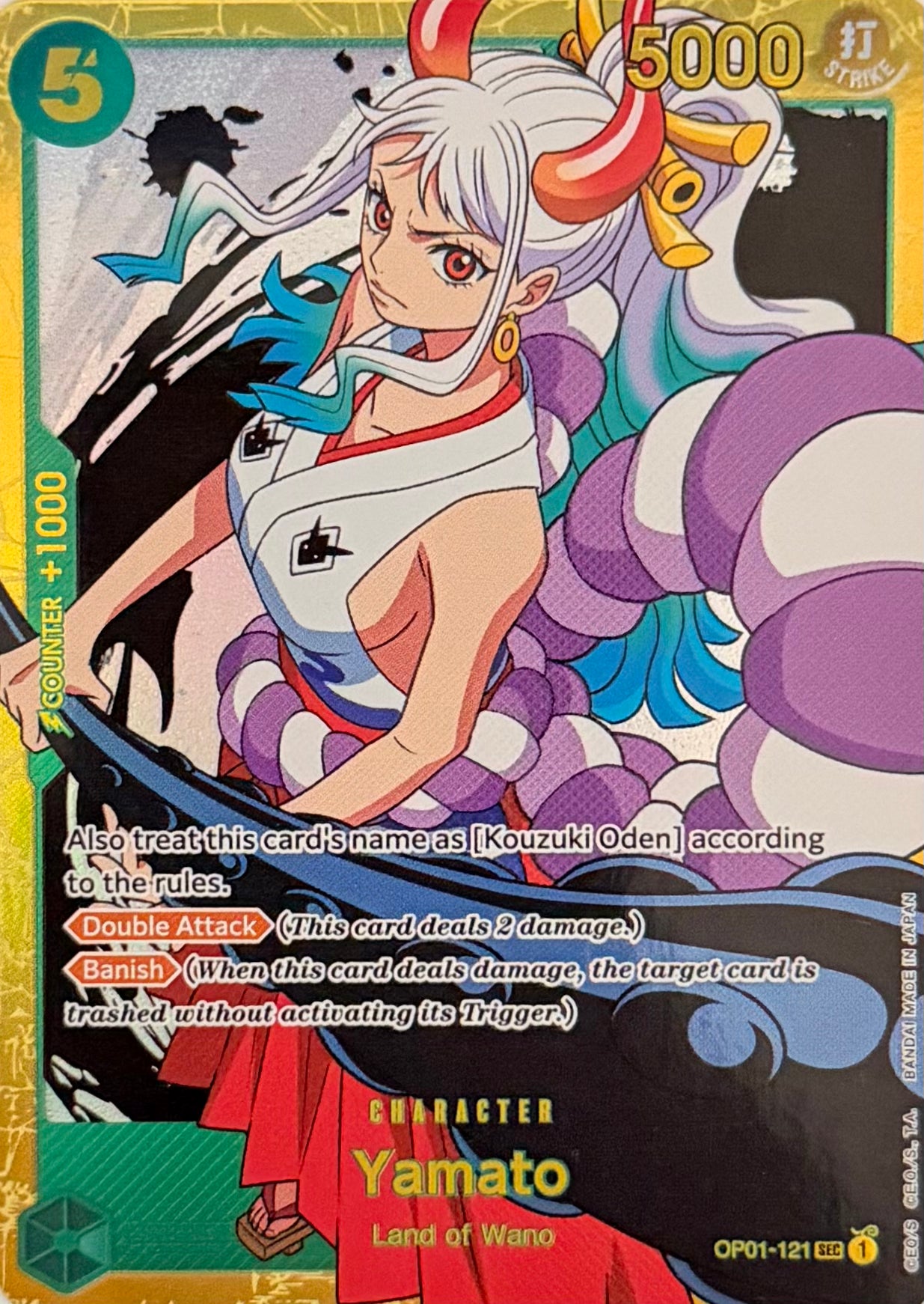 One Piece Tcg Yamato OP01-121