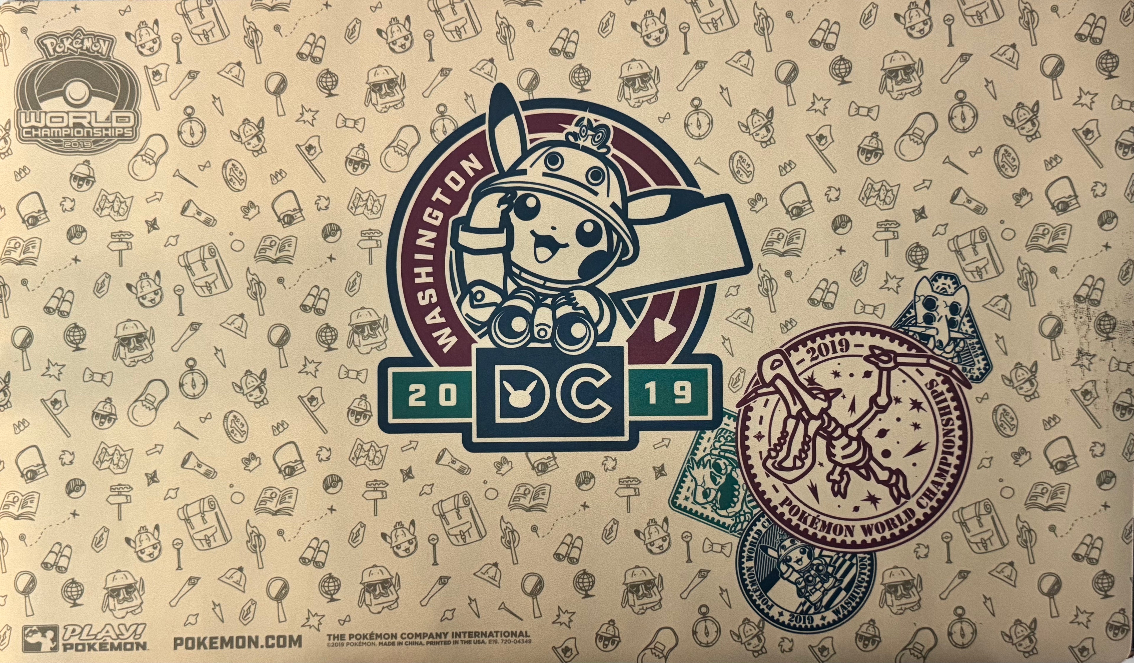 Playmat De Pikachu 2019 Washington DC