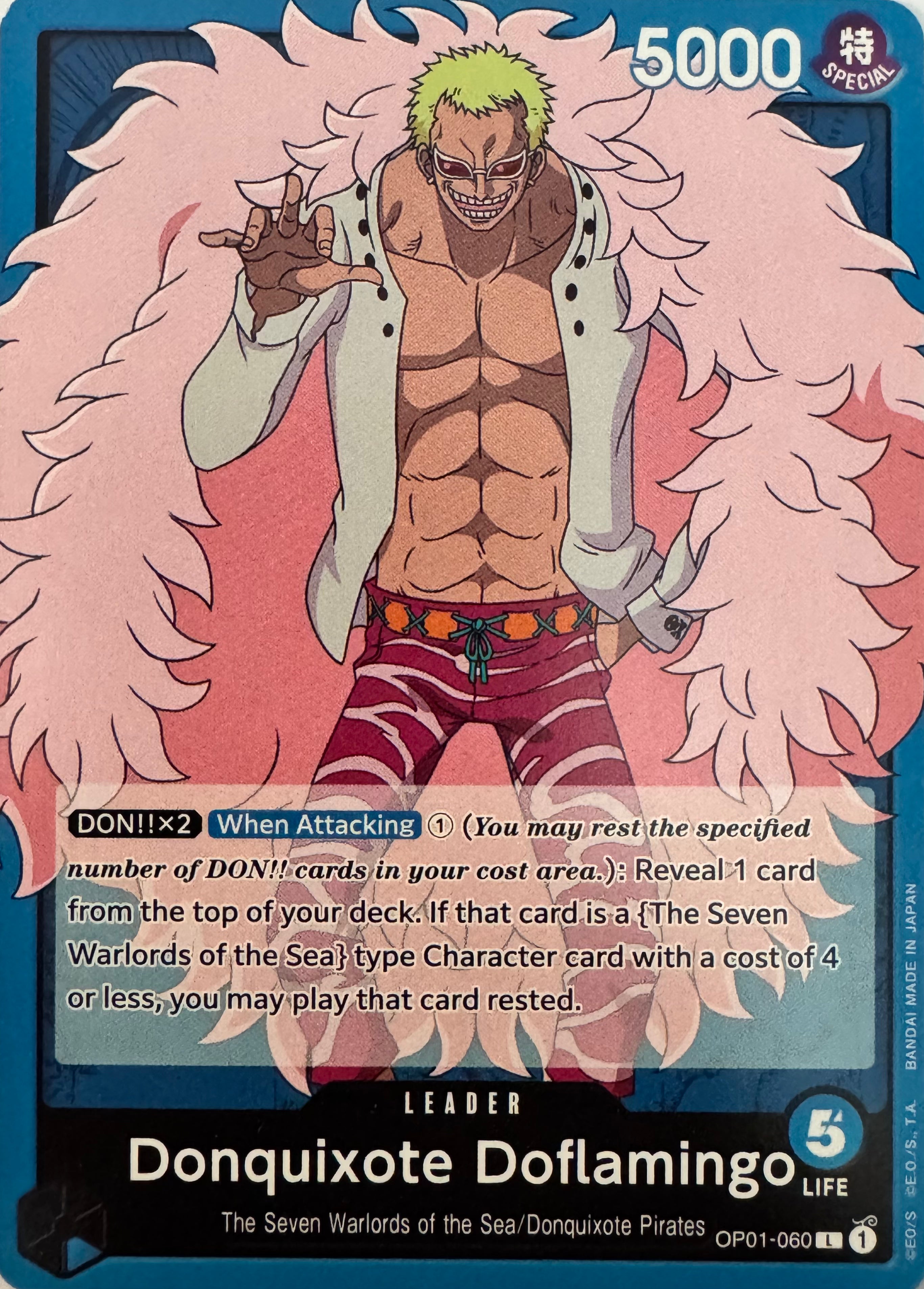 One Piece Tcg Donquixote Doflamingo Op01-060