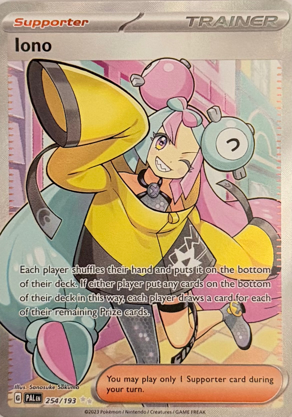 Pokemon Tcg Iono 254/193