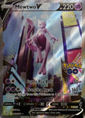 Pokemon Tcg Mewtwo V 072/078 (Pokémon go)
