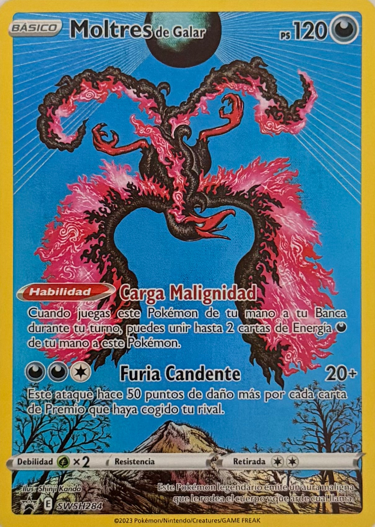 Pokemon Tcg Moltres De Galar SWSH284