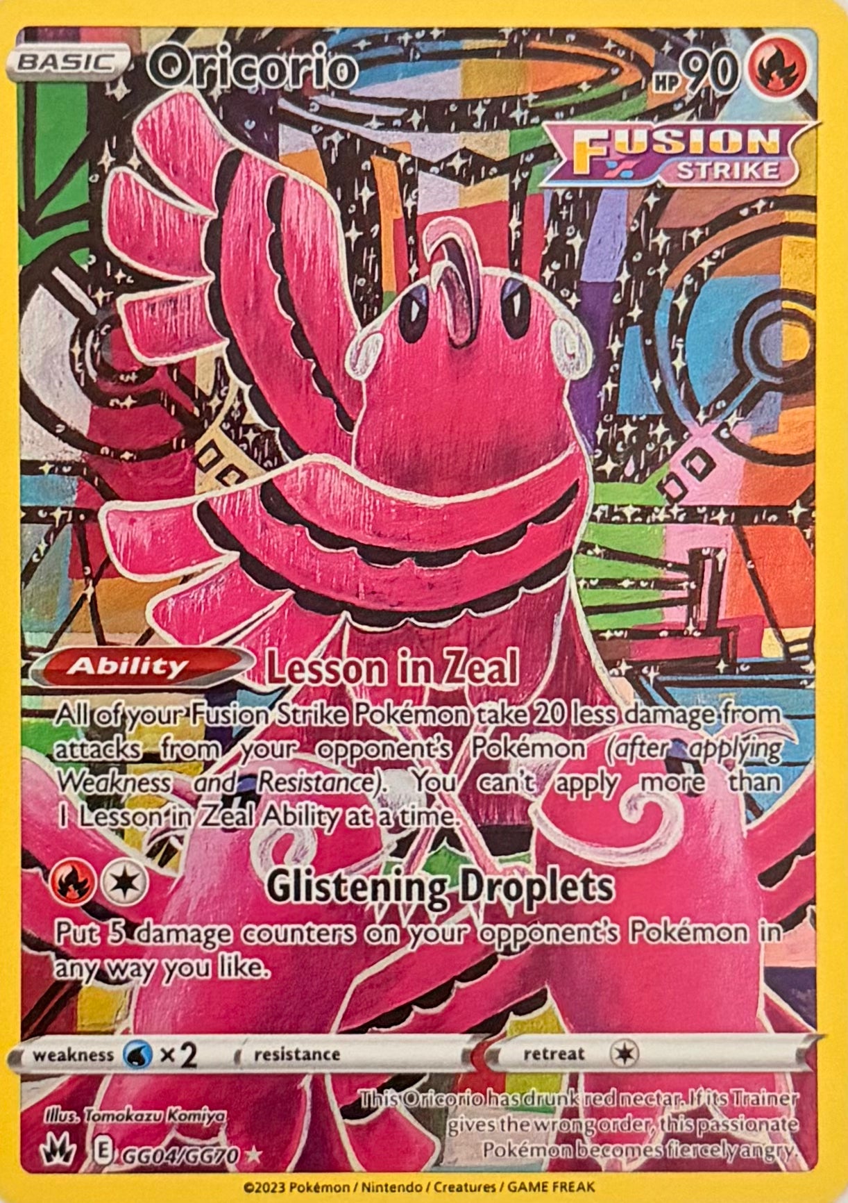 Pokemon Tcg Oricorio GG04/GG70