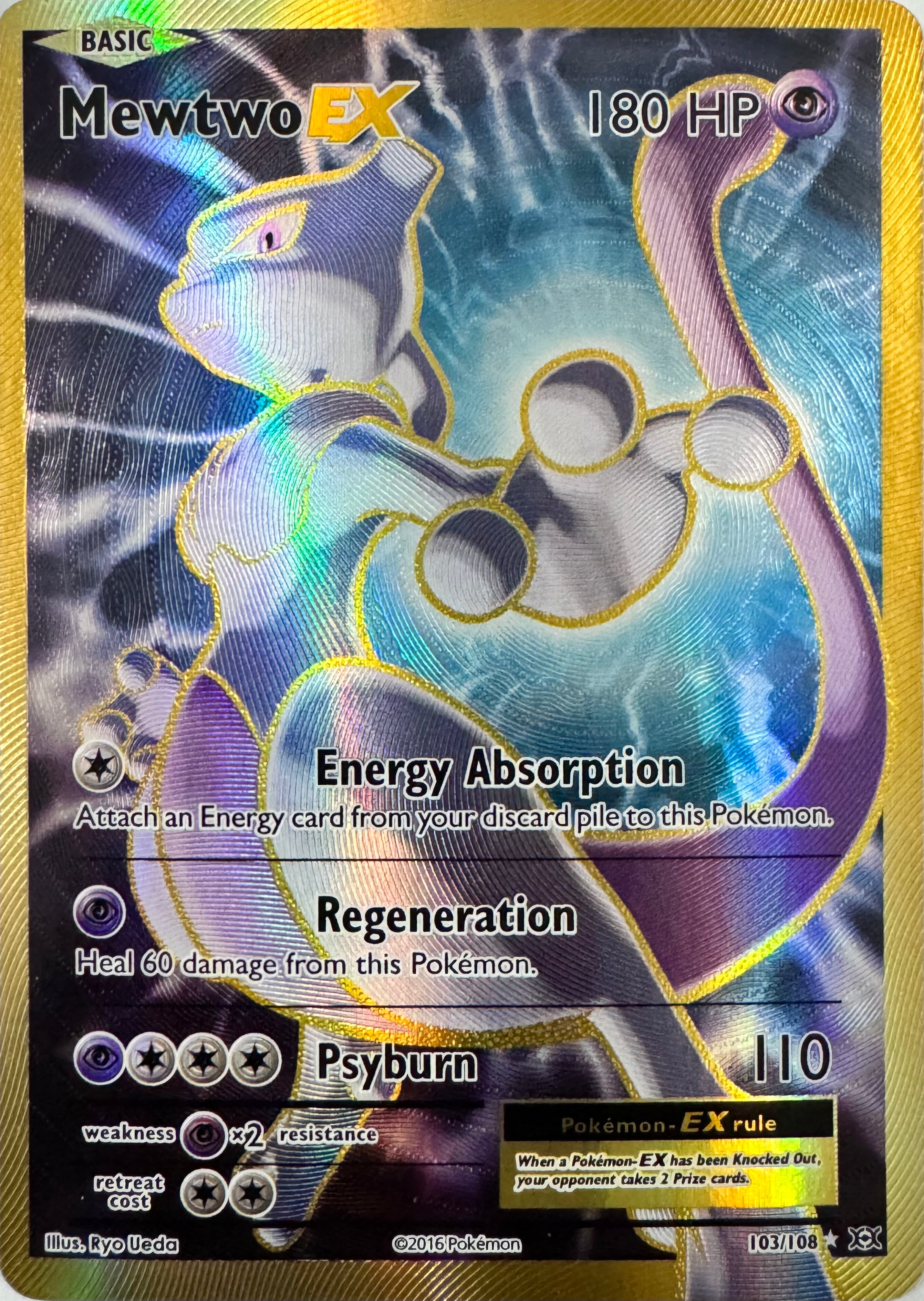 Pokemon Tcg Mewtwo Ex 103/108