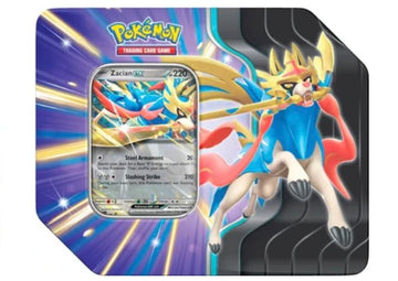 Pokemon Tcg Slashing Legends Tin ( Zacian Ex)