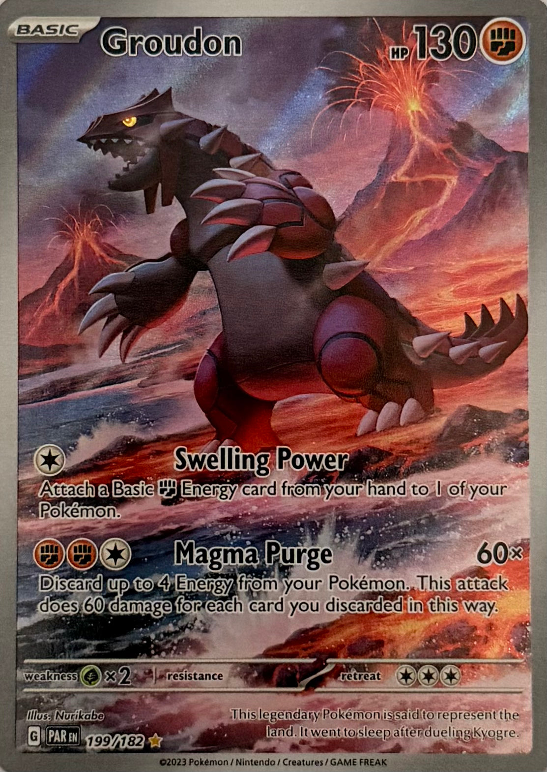 Pokemon Tcg Groudon 199/182