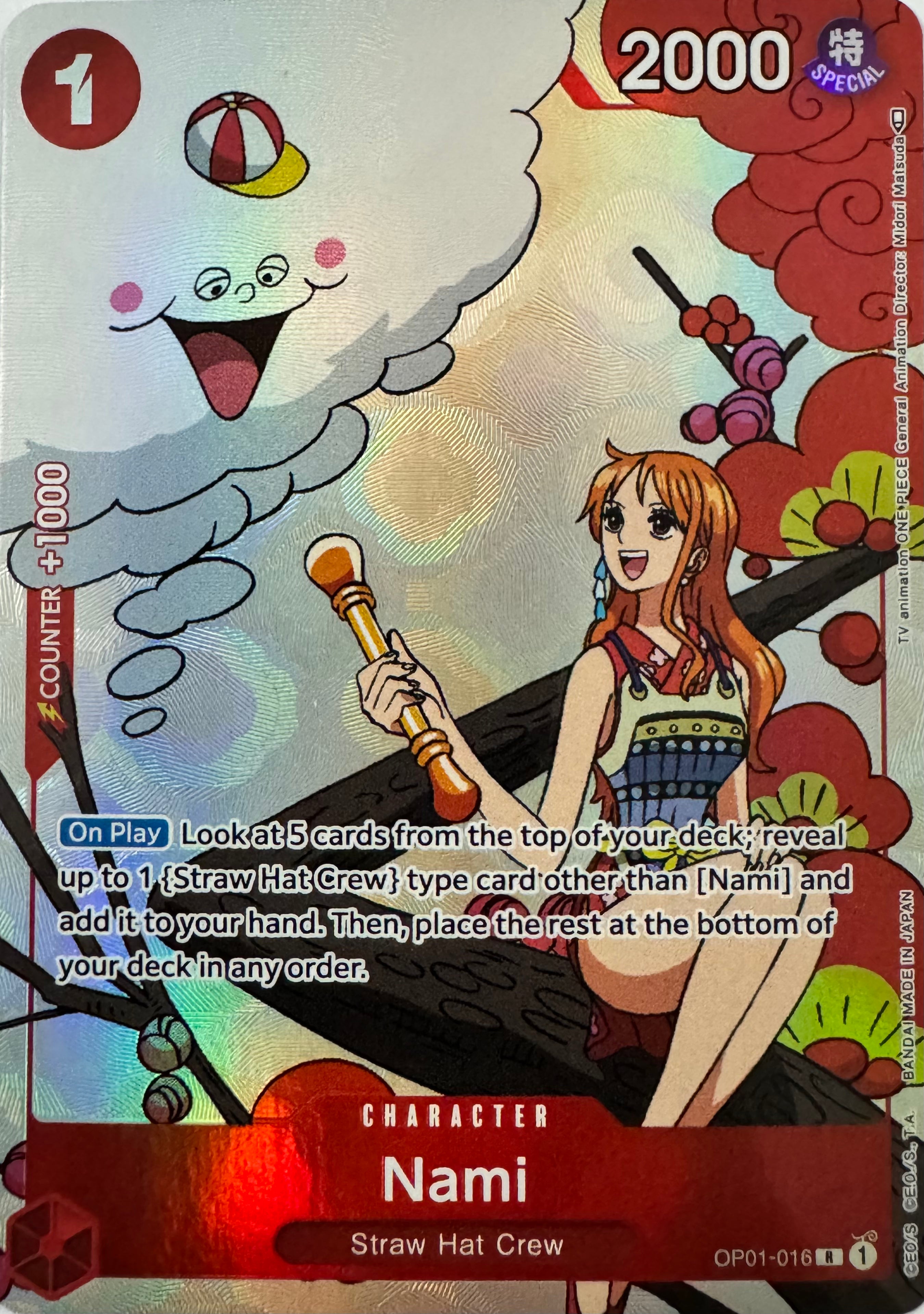 One Piece Tcg Nami Op01-016