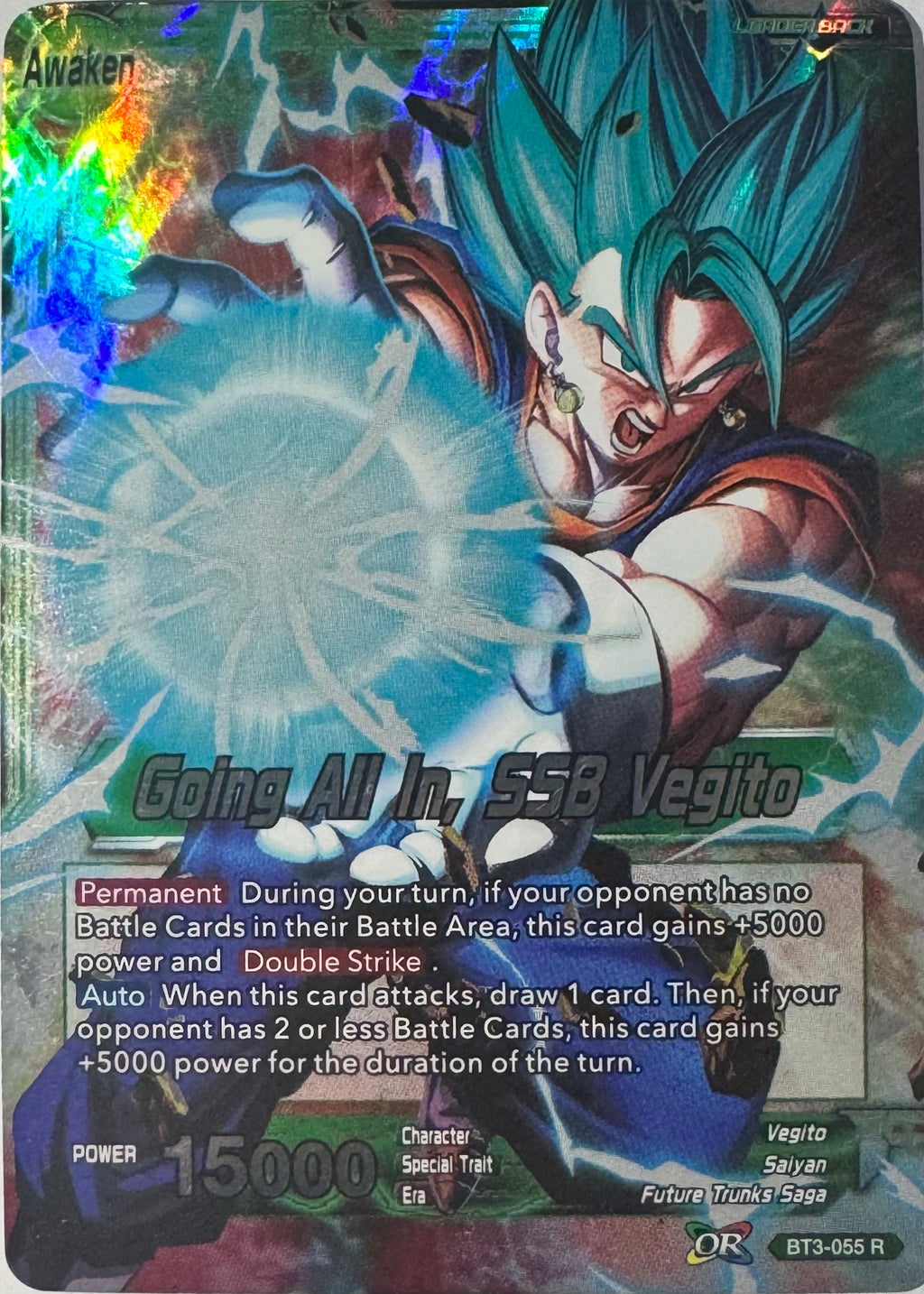 Dragon Ball Tcg Vegito Bt3-055