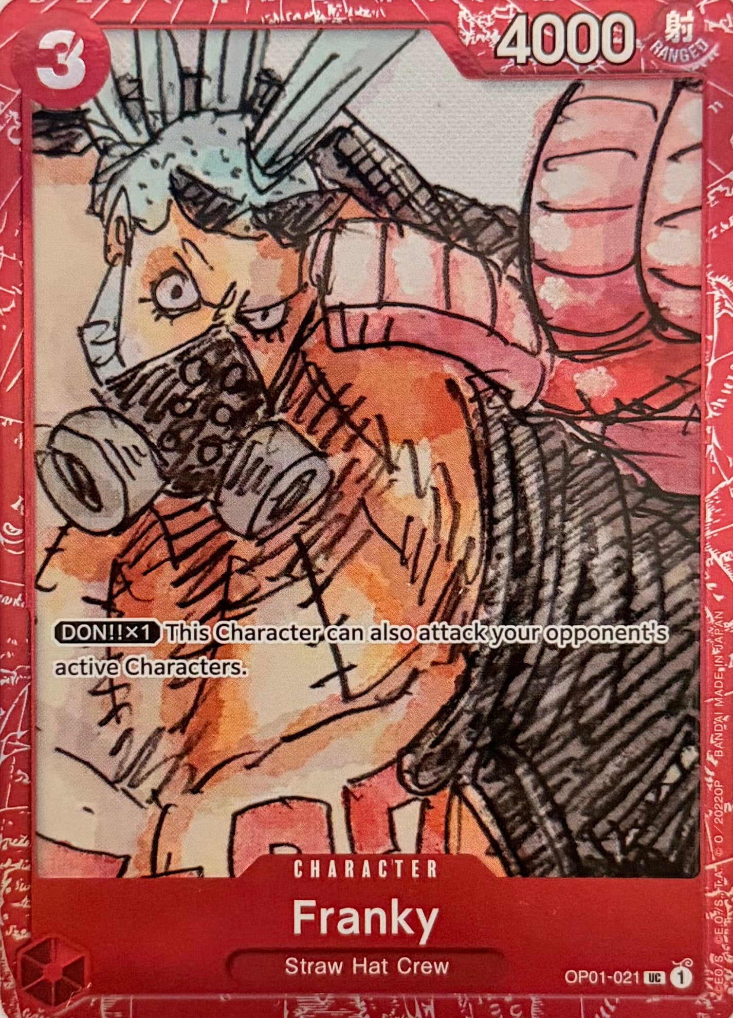 One Piece Tcg Franky OP01-021