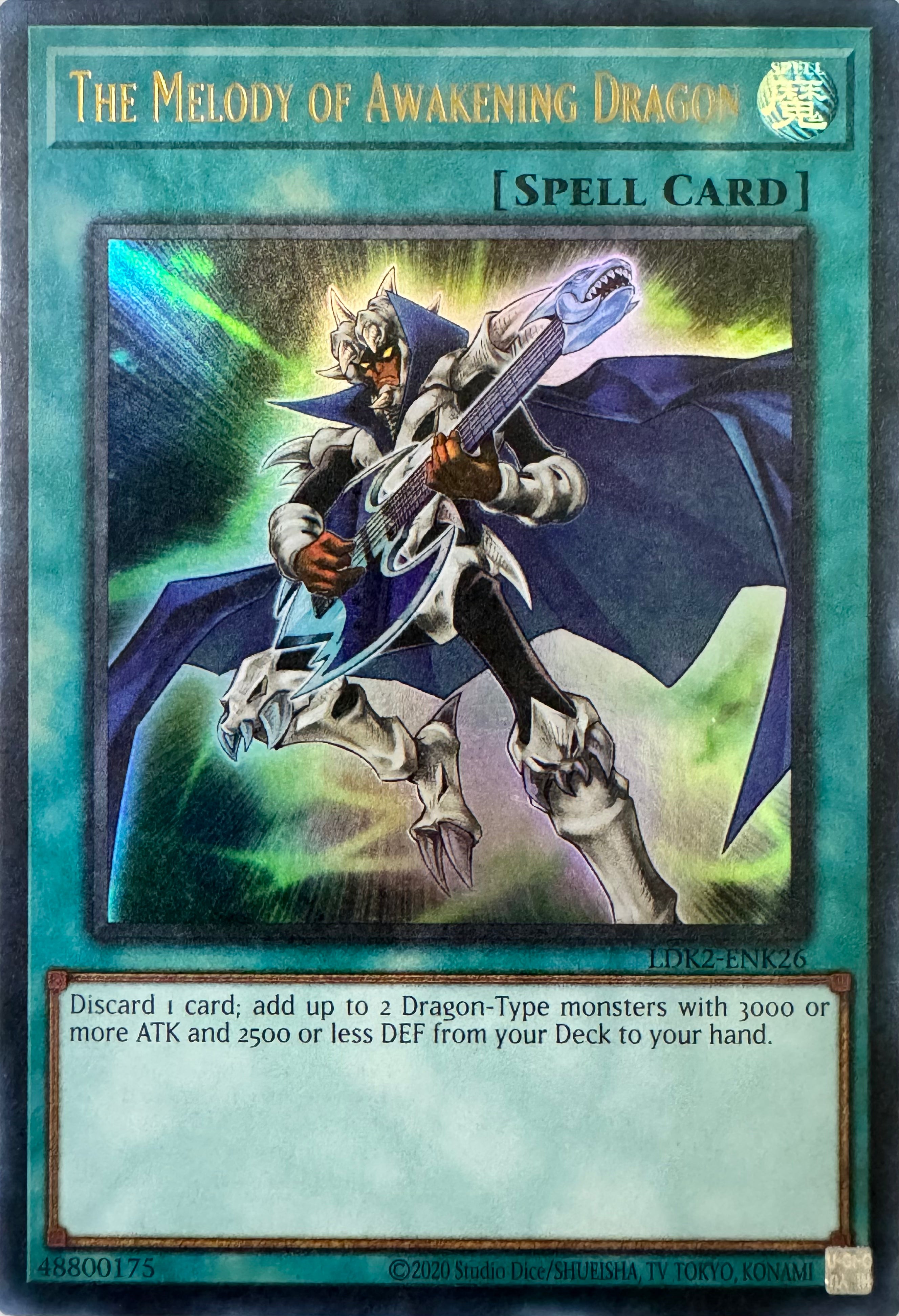 Yugioh! The Melody Of Awekening Dragon Ldk2-enk26 Ultra