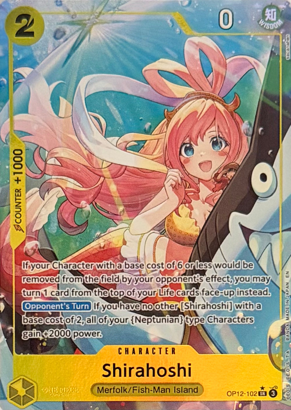 One Piece Tcg Shirahoshi OP12-102