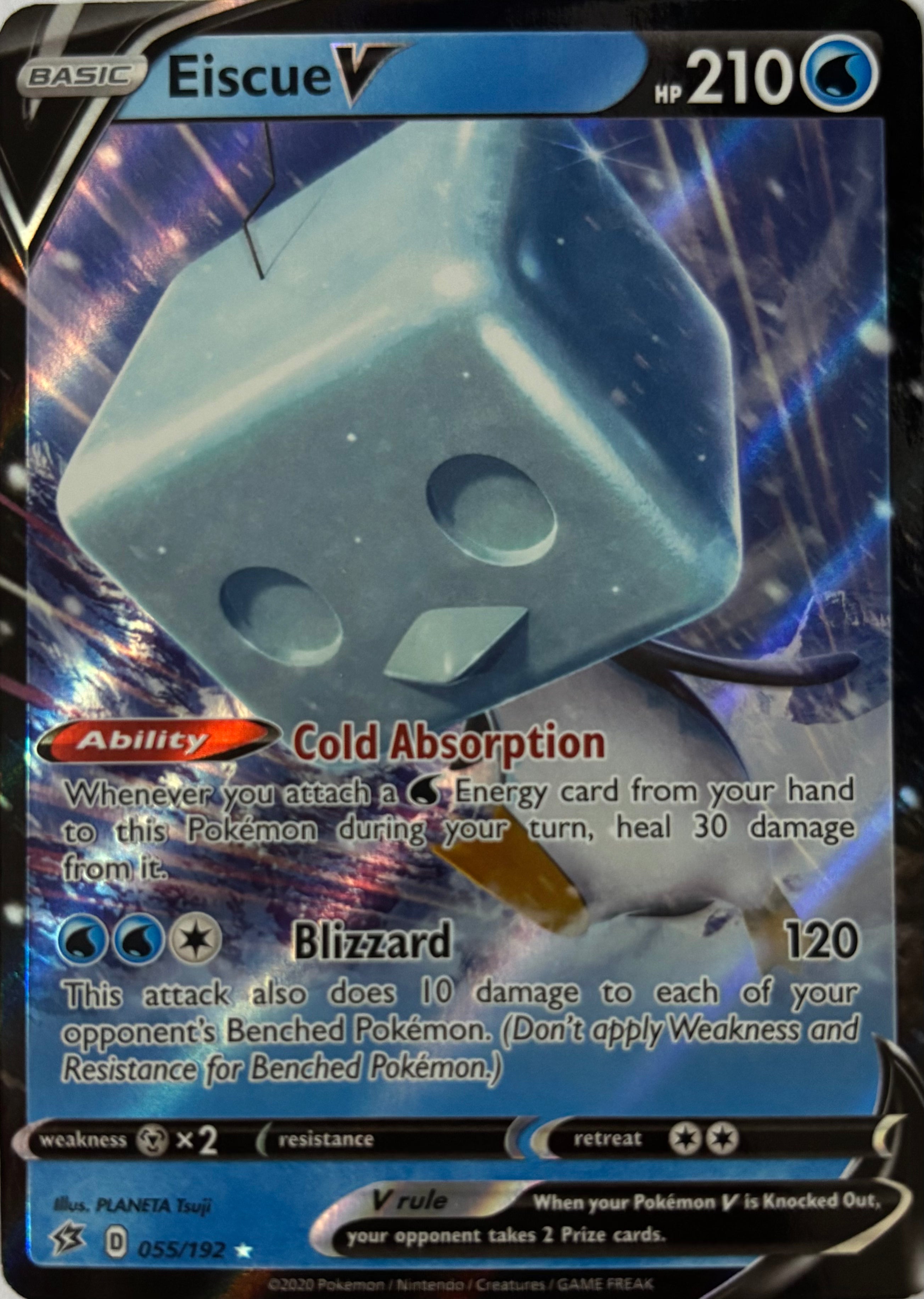 Pokemon Tcg Eiscue V 055/192