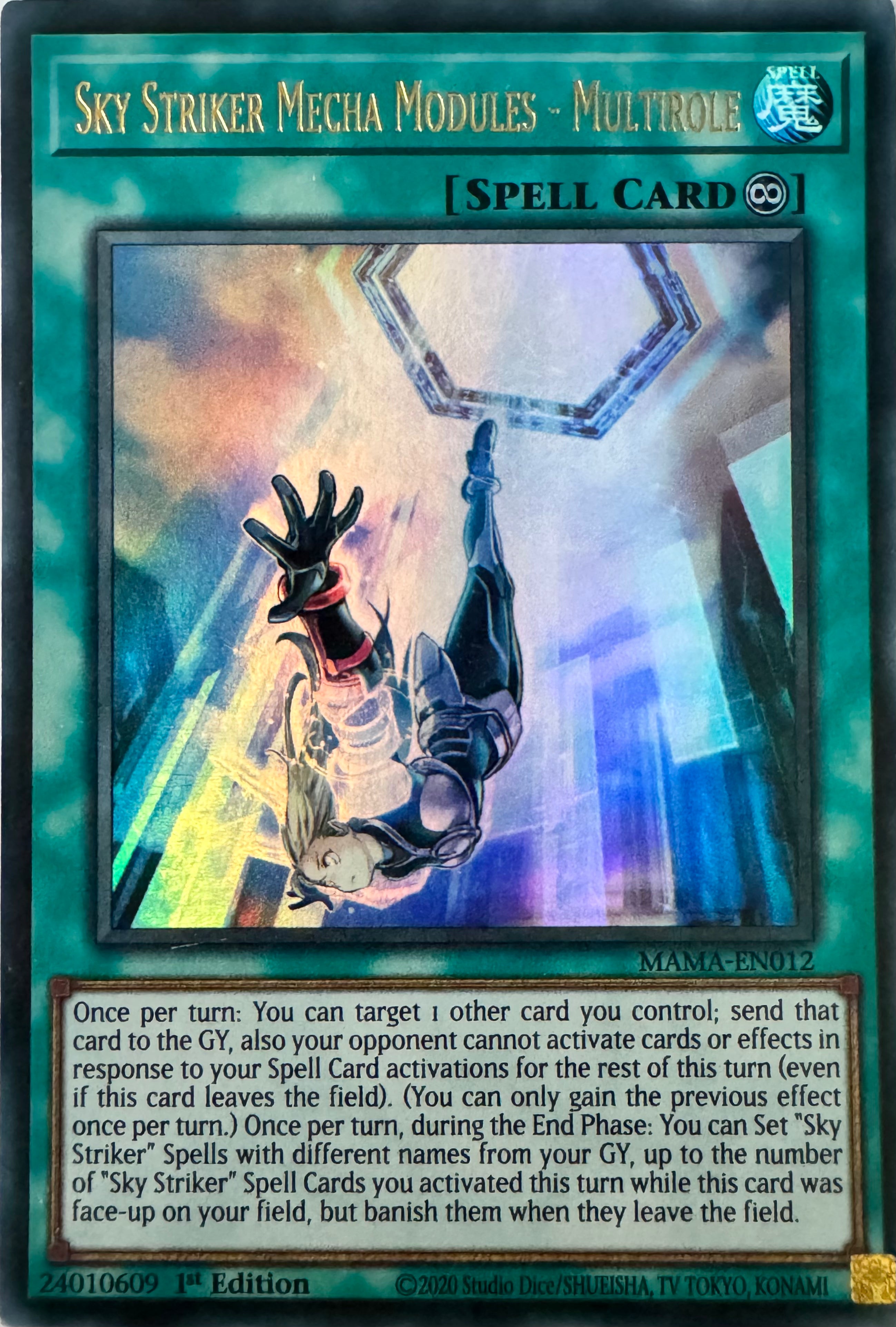 Yugioh! Sky Striker Mecha Modules - Multirole Mama-en012 1st Edition Ultra