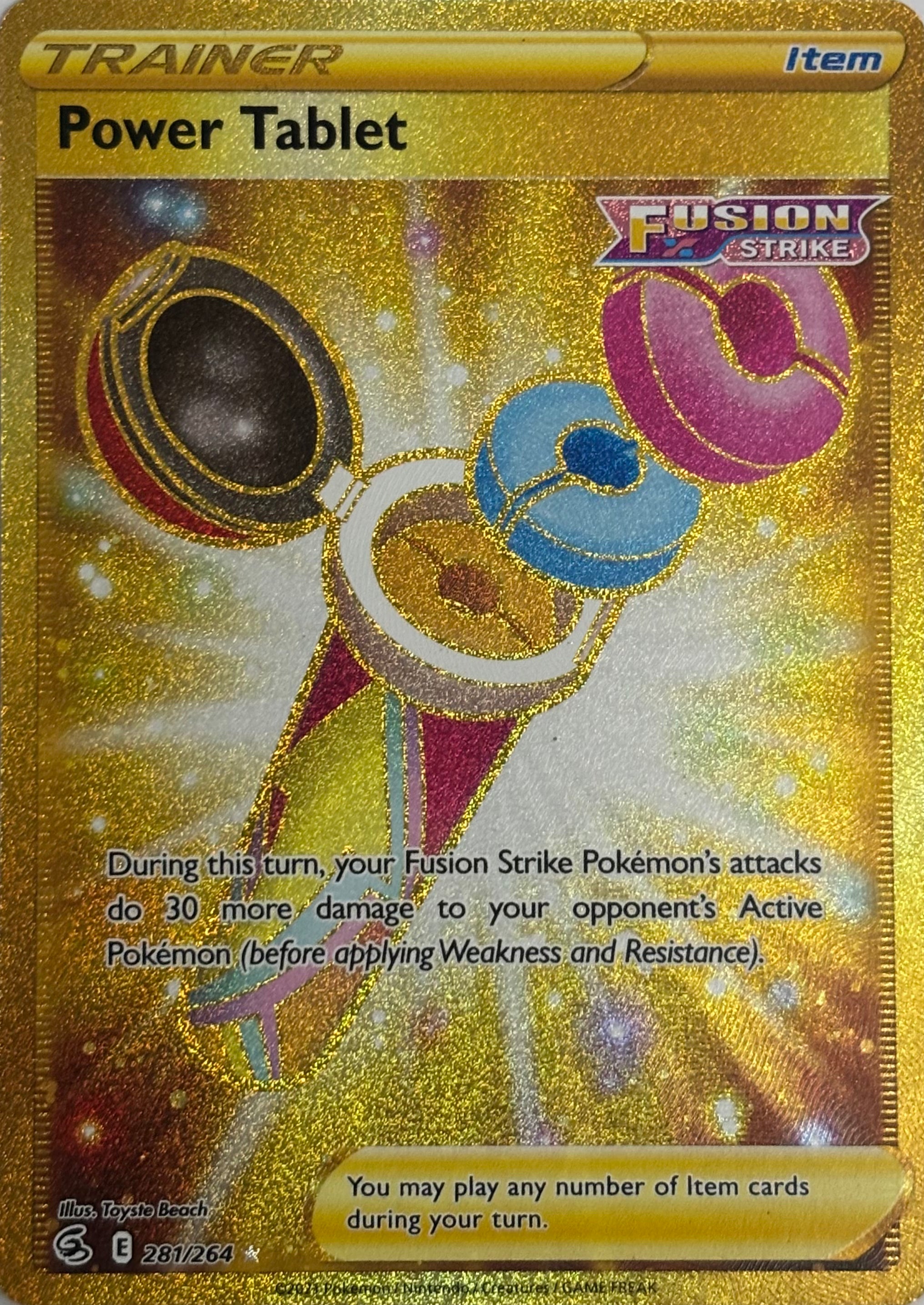Pokemon Tcg Power Tablet 281/264